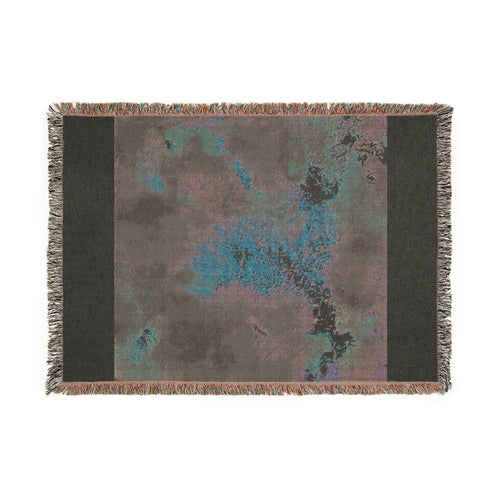 Abstract Colorful Marble Woven Blanket | Artistic Throw, Tapestry Weave