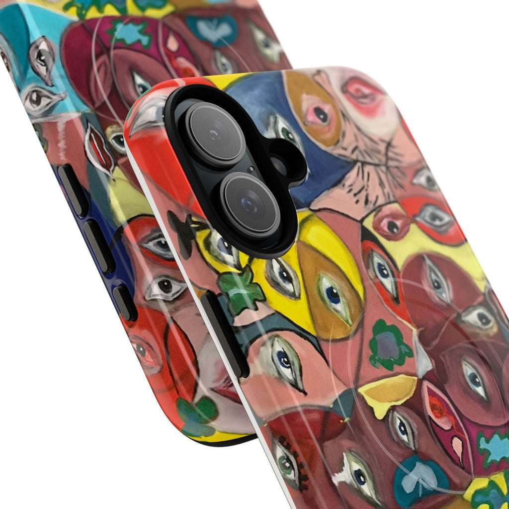 Abstract Faces Phone Case | Tough Magnetic Case