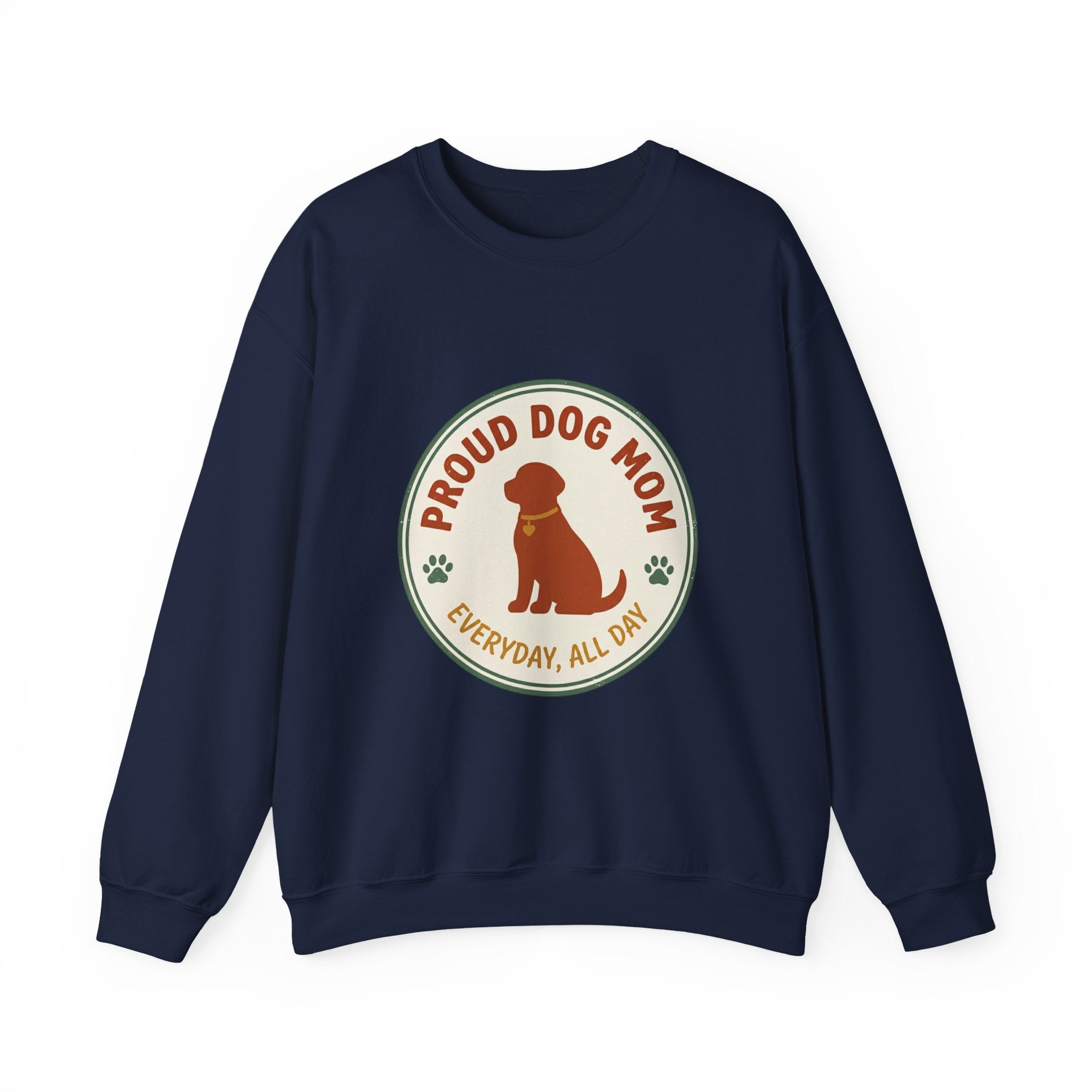 Proud Dog Mom Crewneck Sweatshirt | fur baby, rescue pride