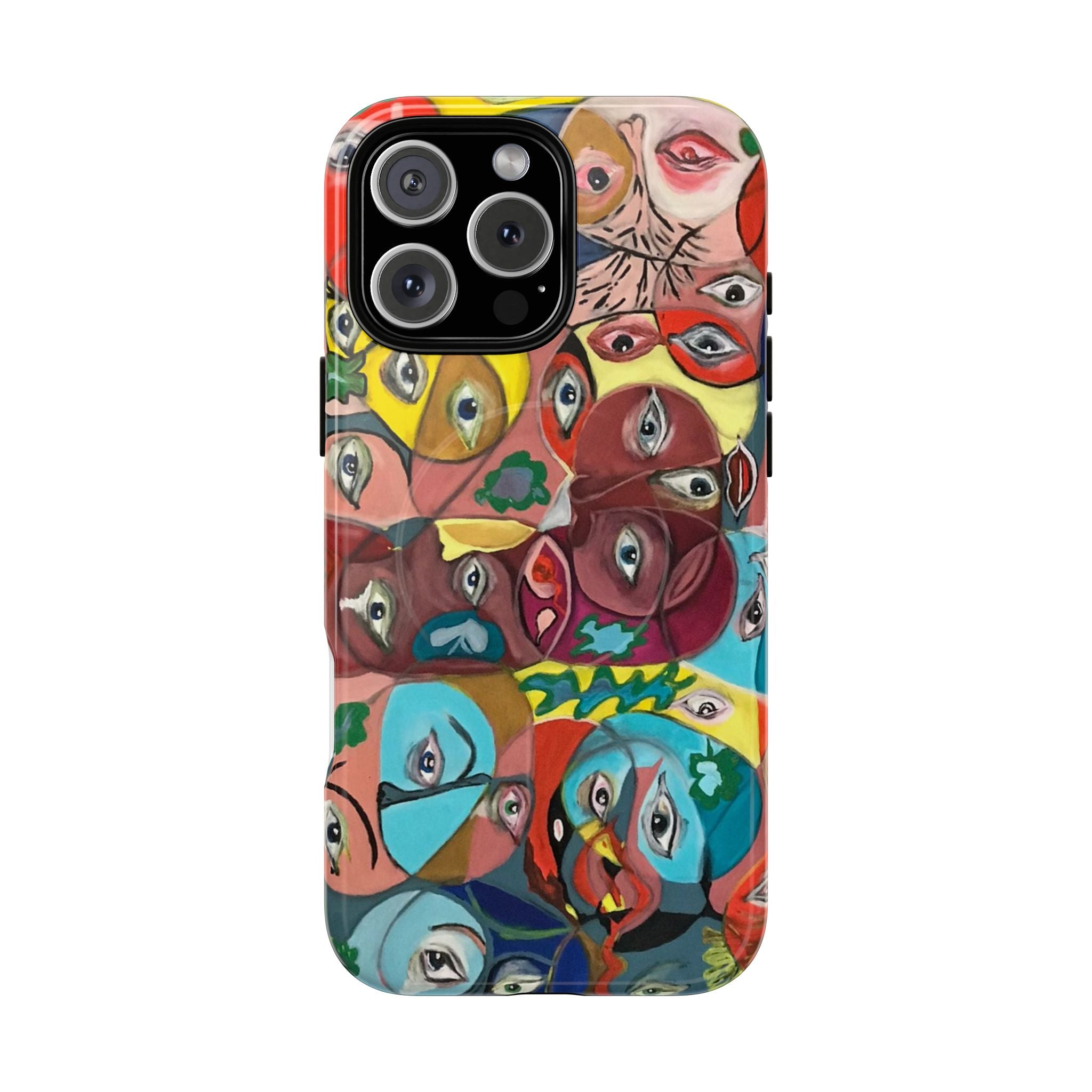 Abstract Faces Phone Case | Tough Magnetic Case