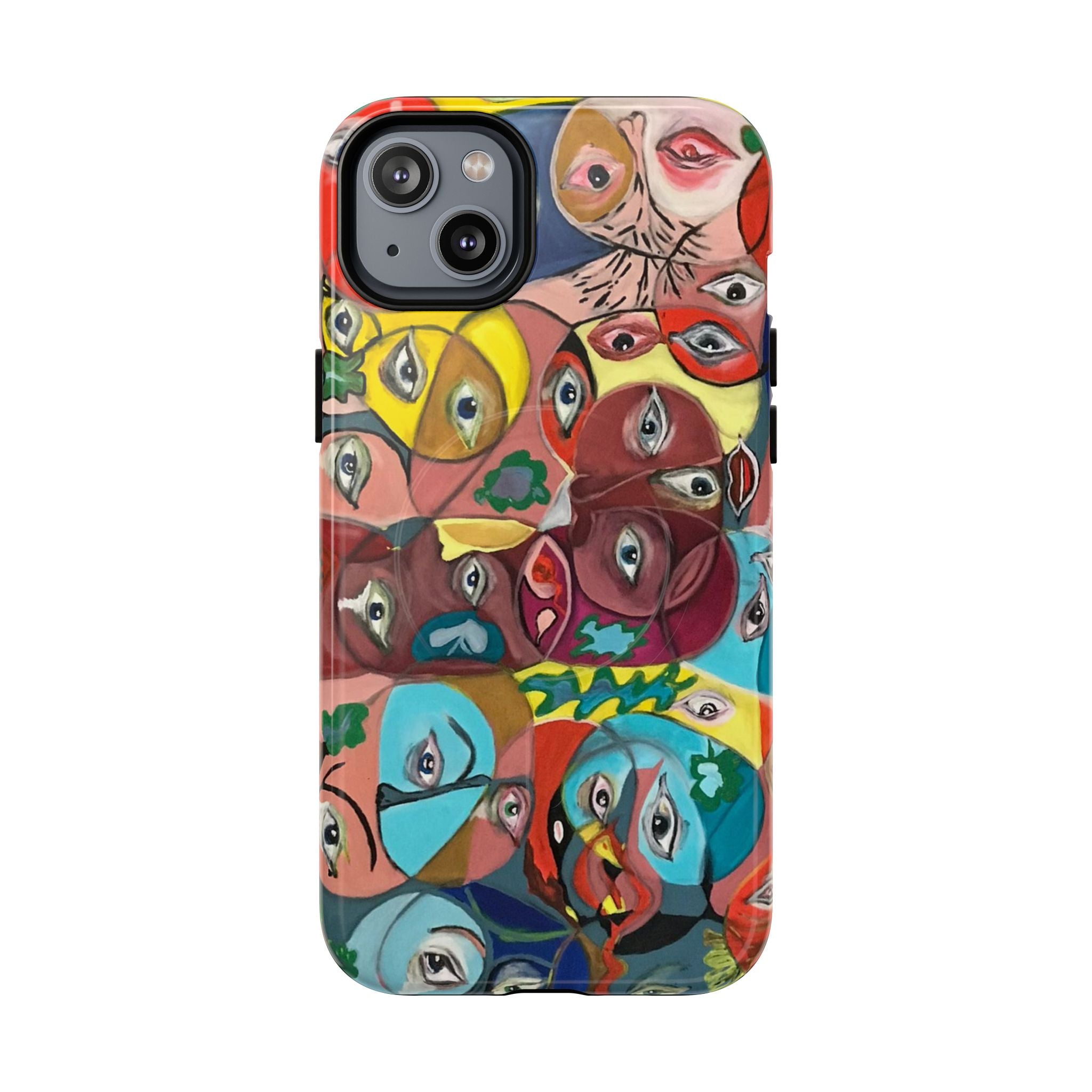Abstract Faces Phone Case | Tough Magnetic Case