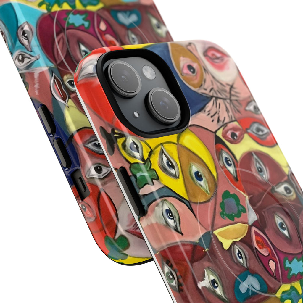 Abstract Faces Phone Case | Tough Magnetic Case