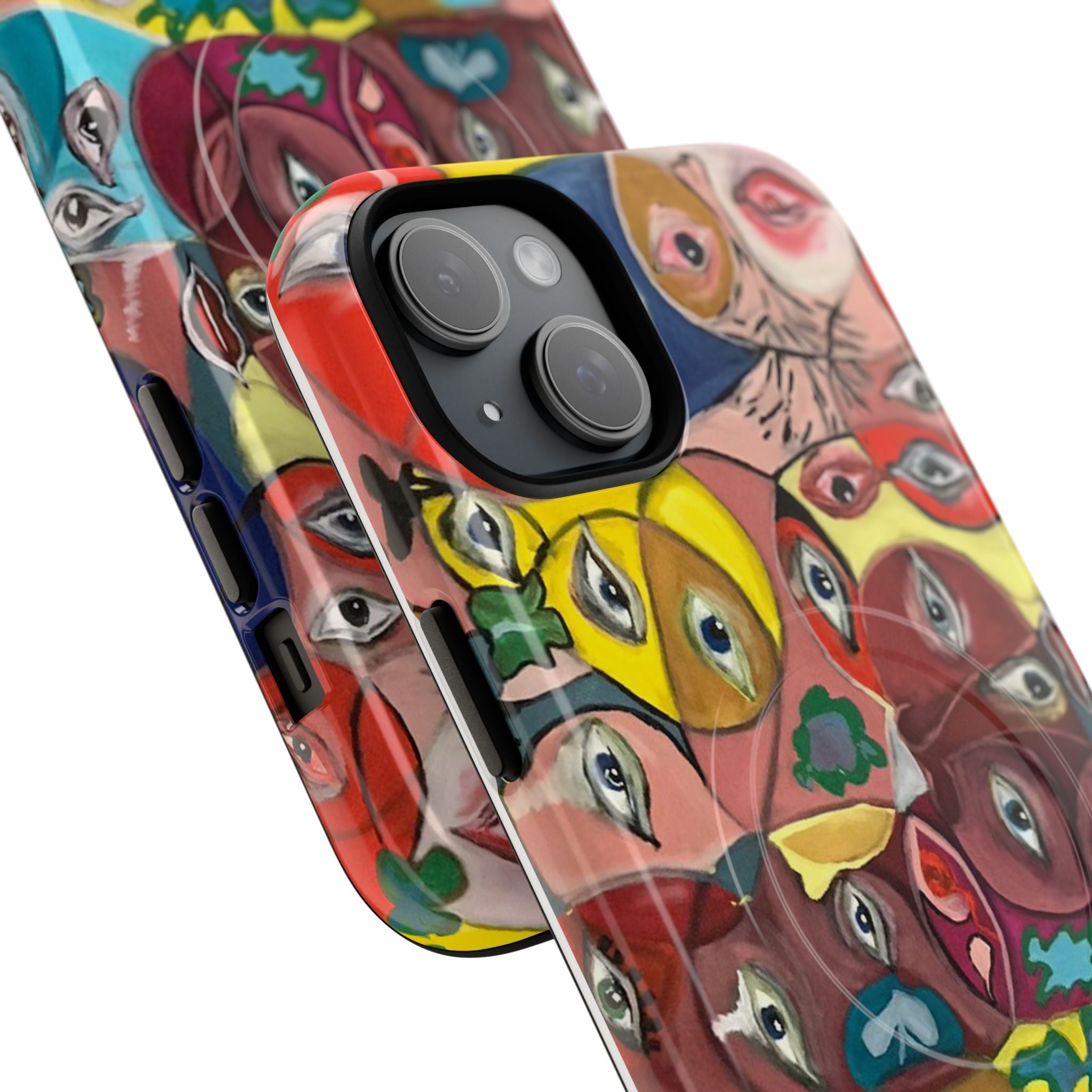 Abstract Faces Phone Case | Tough Magnetic Case