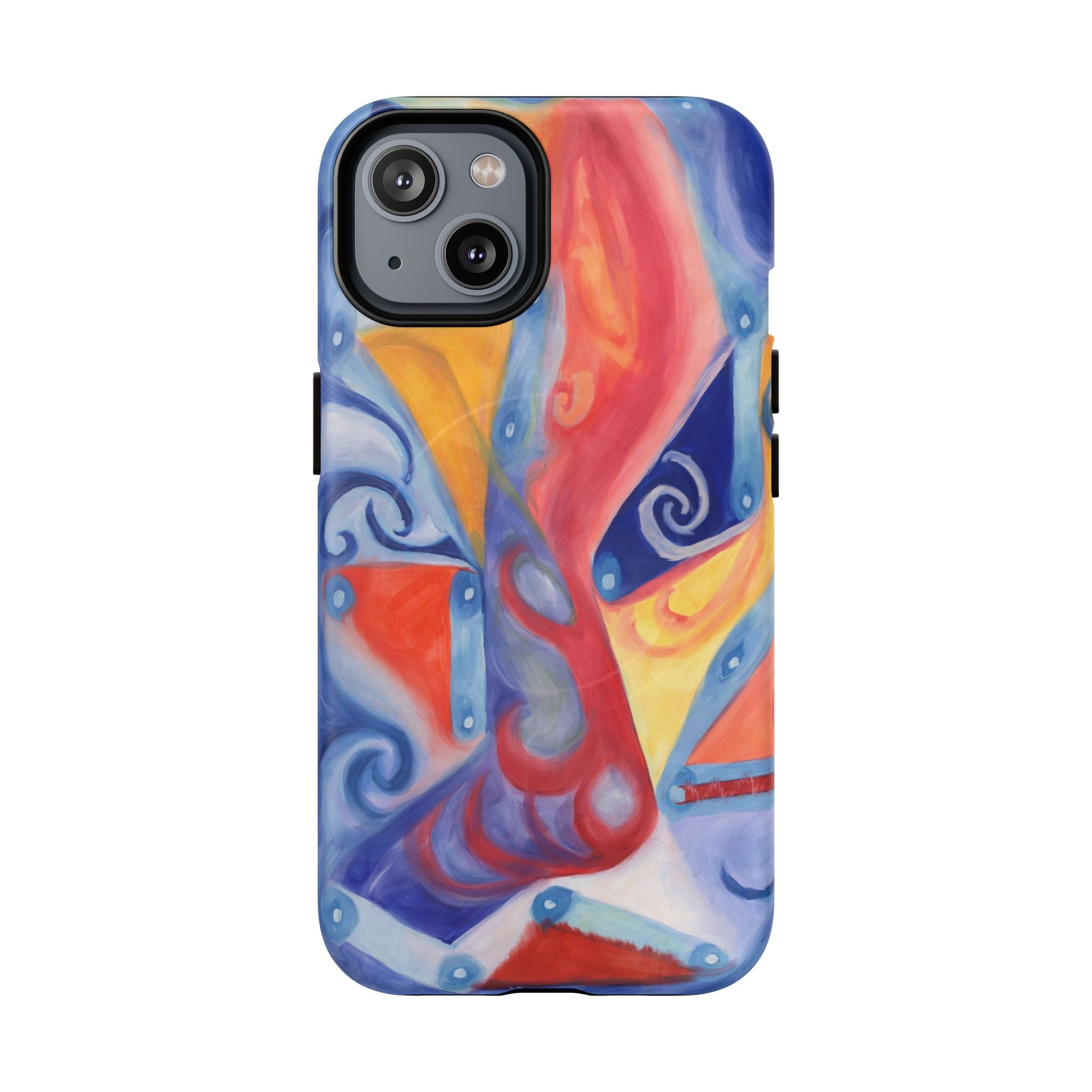Abstract Colorwave Tough Magnetic Phone Case — Vibrant Swirl iPhone Cover