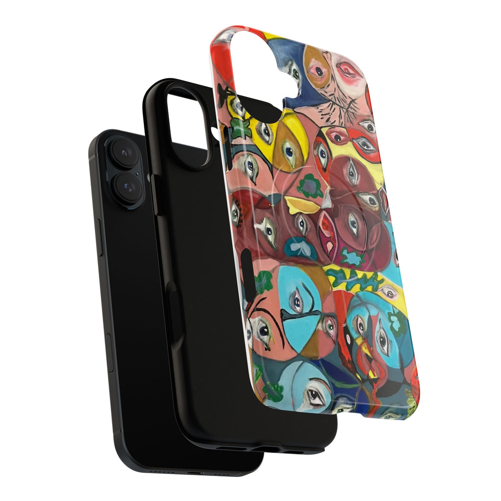 Abstract Faces Phone Case | Tough Magnetic Case