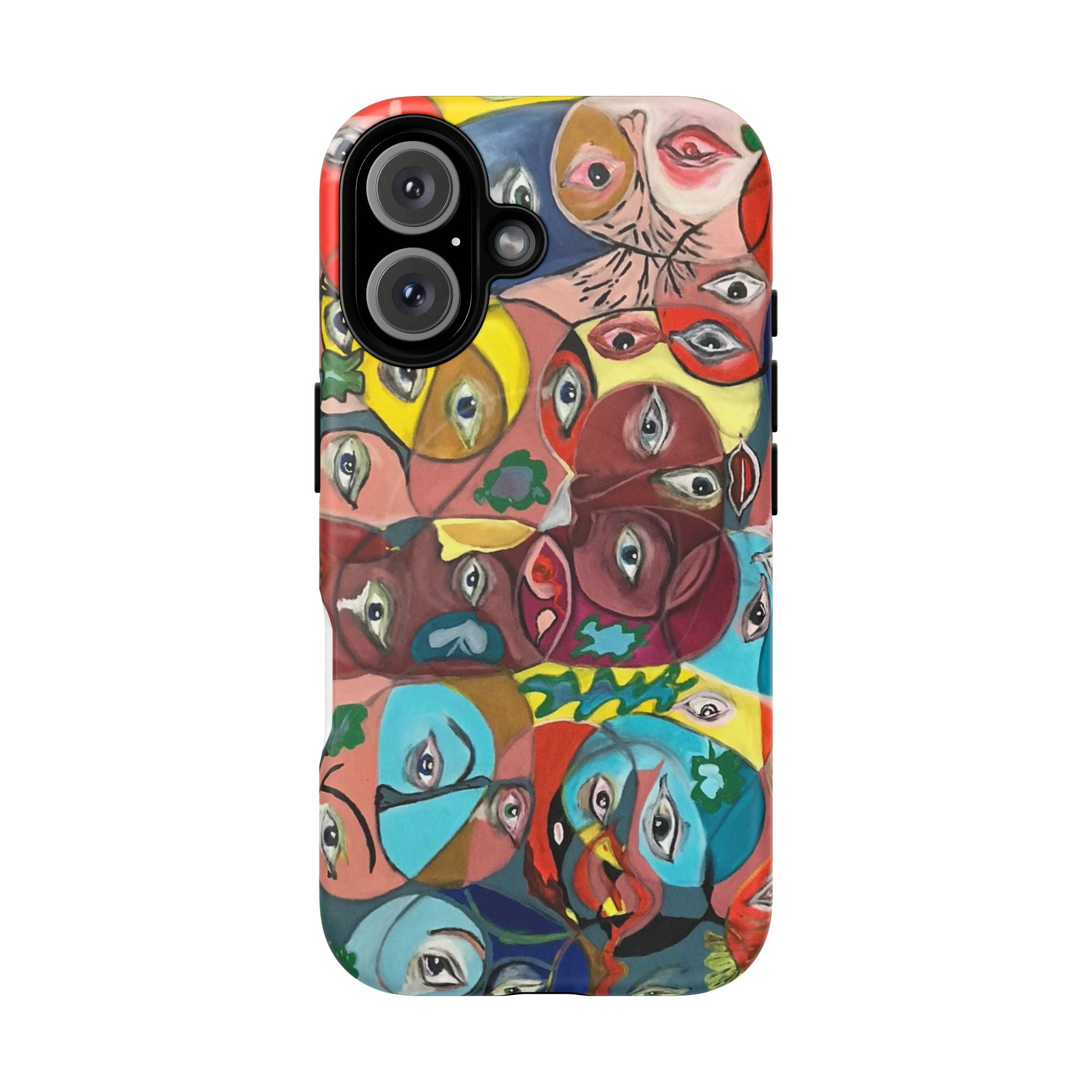 Abstract Faces Phone Case | Tough Magnetic Case