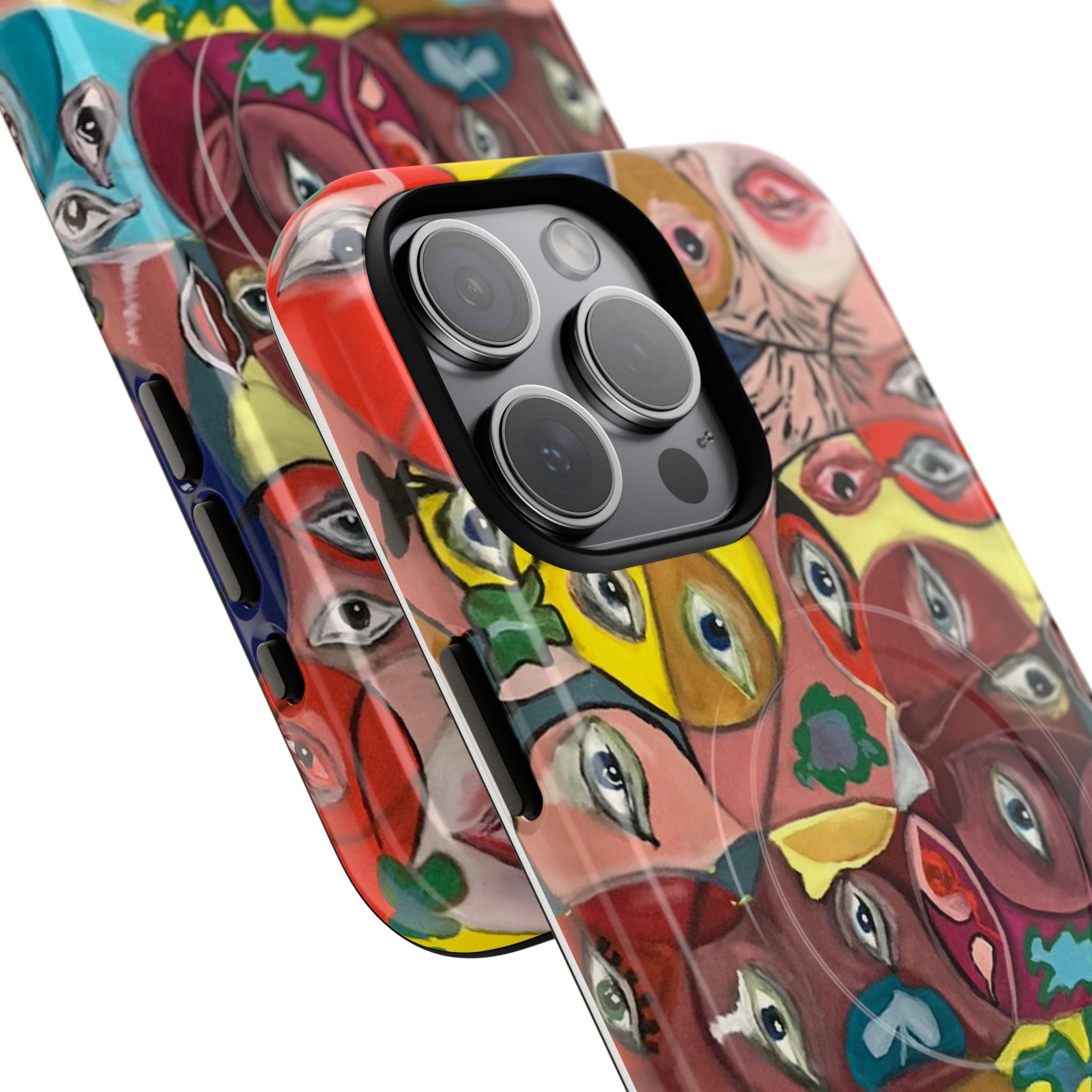 Abstract Faces Phone Case | Tough Magnetic Case
