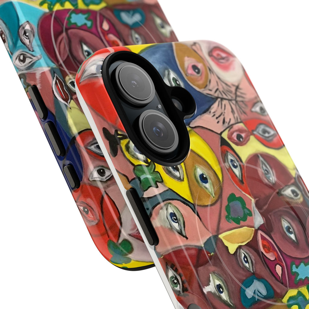 Abstract Faces Phone Case | Tough Magnetic Case