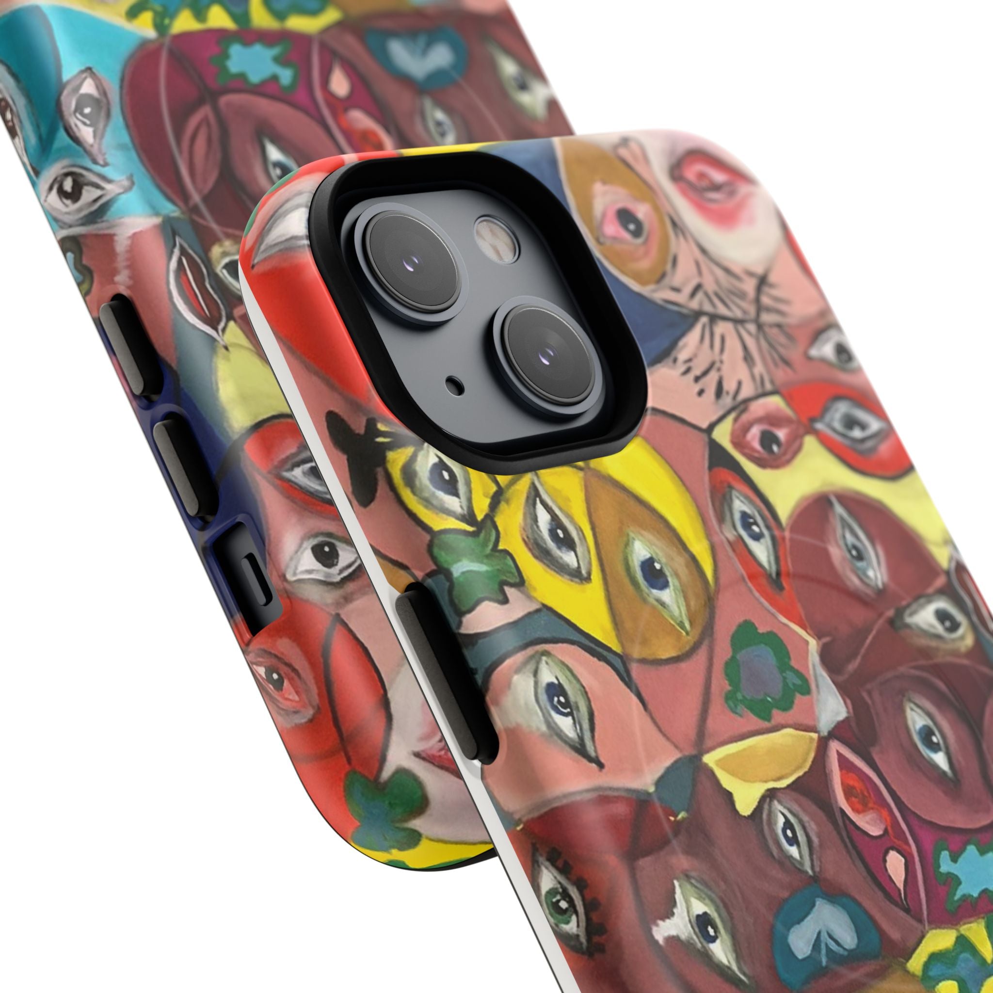 Abstract Faces Phone Case | Tough Magnetic Case