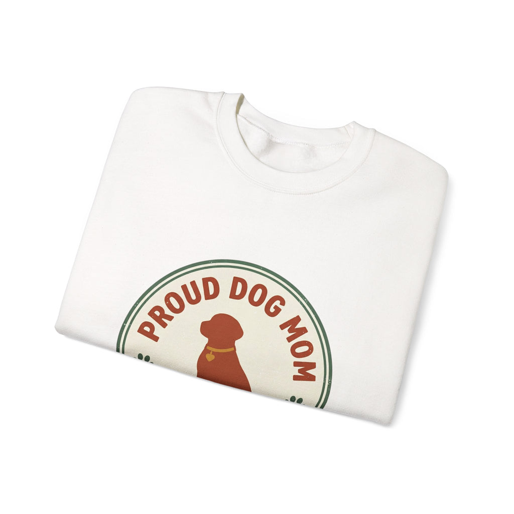 Proud Dog Mom Crewneck Sweatshirt | fur baby, rescue pride