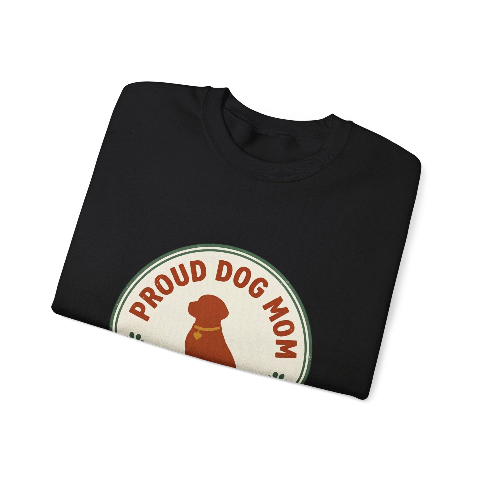 Proud Dog Mom Crewneck Sweatshirt | fur baby, rescue pride