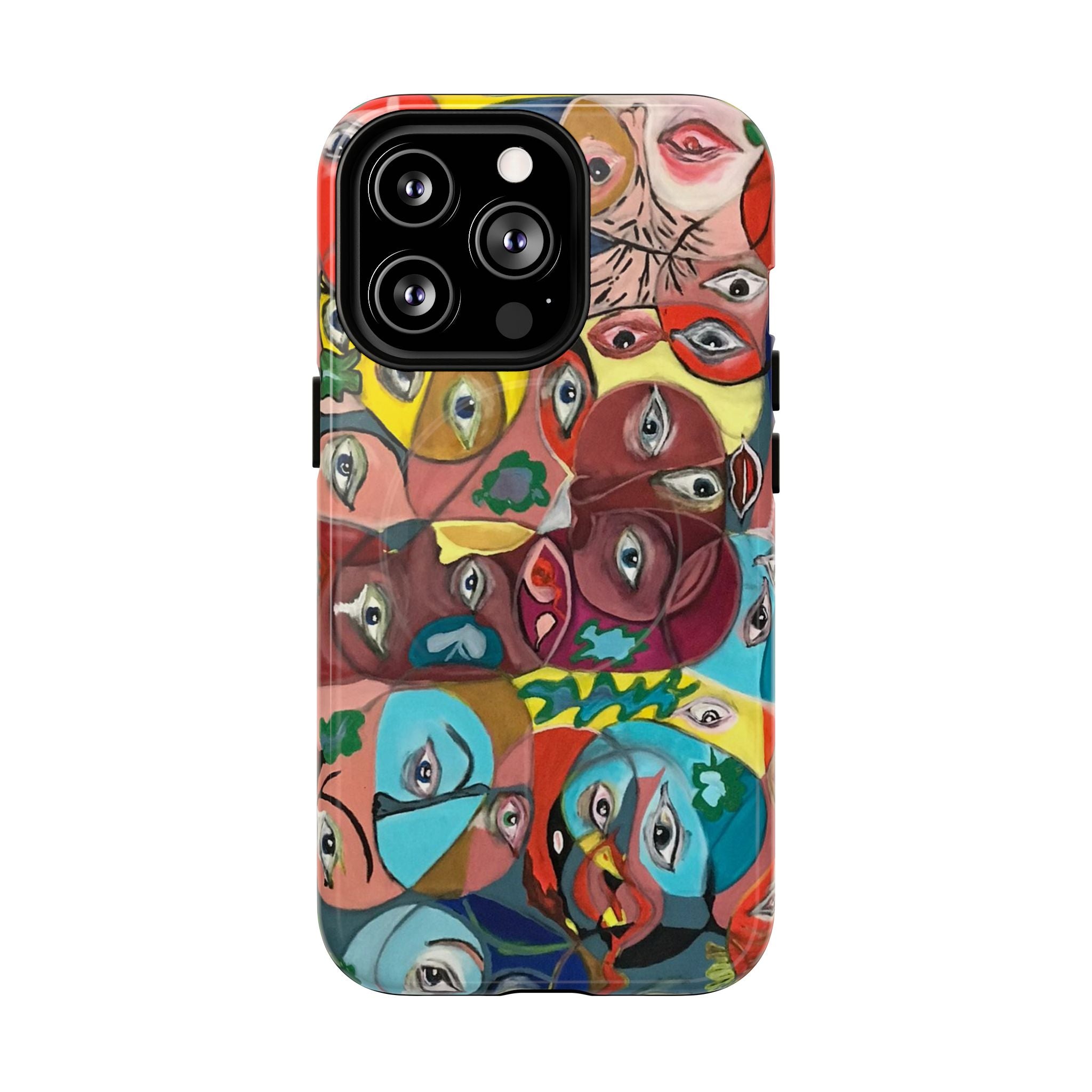 Abstract Faces Phone Case | Tough Magnetic Case