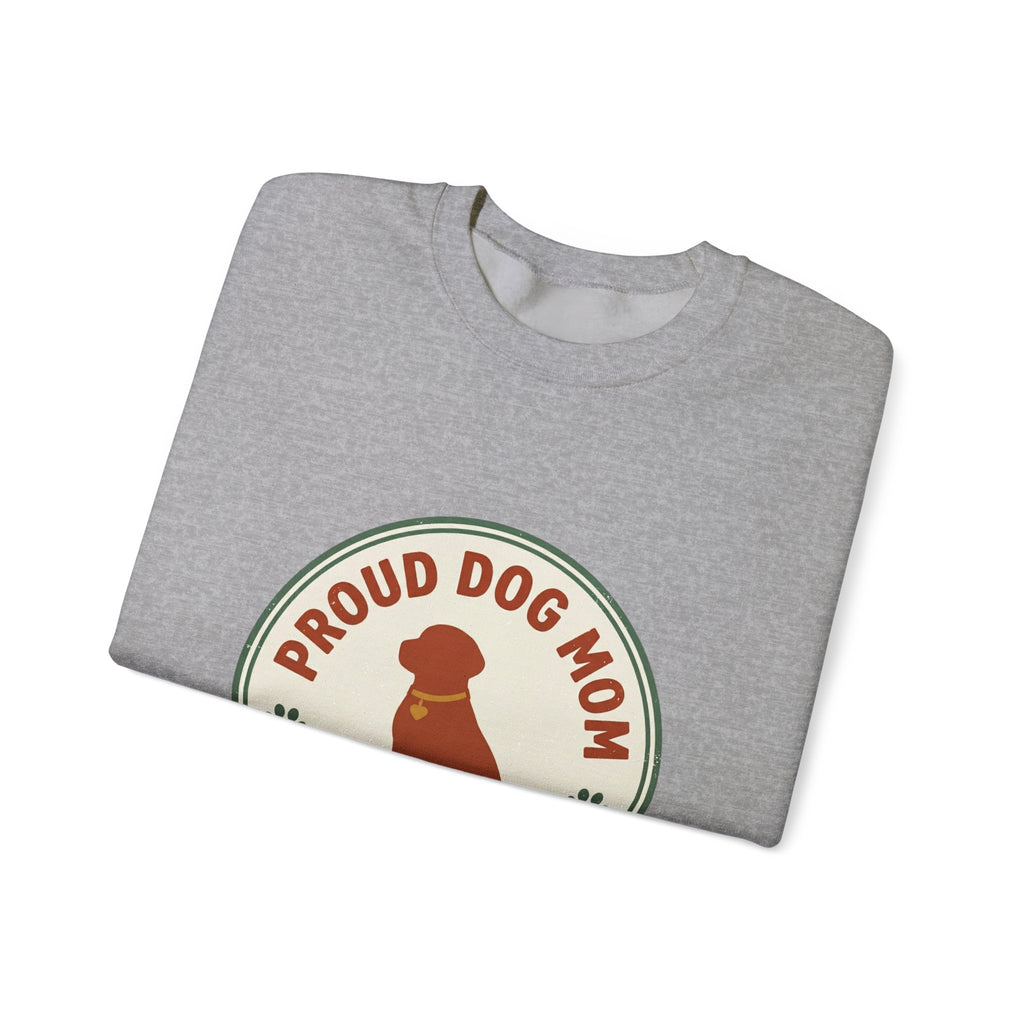 Proud Dog Mom Crewneck Sweatshirt | fur baby, rescue pride