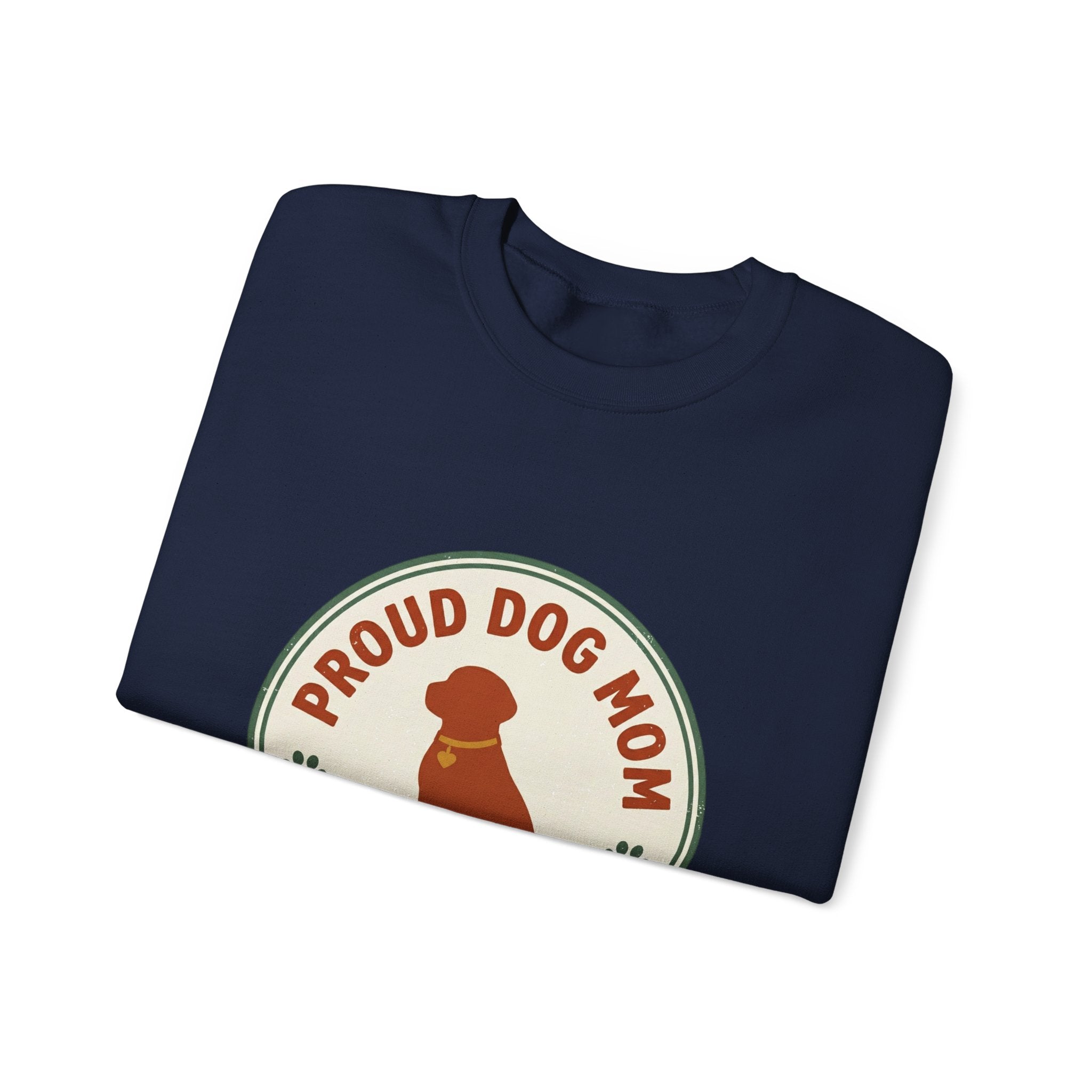 Proud Dog Mom Crewneck Sweatshirt | fur baby, rescue pride