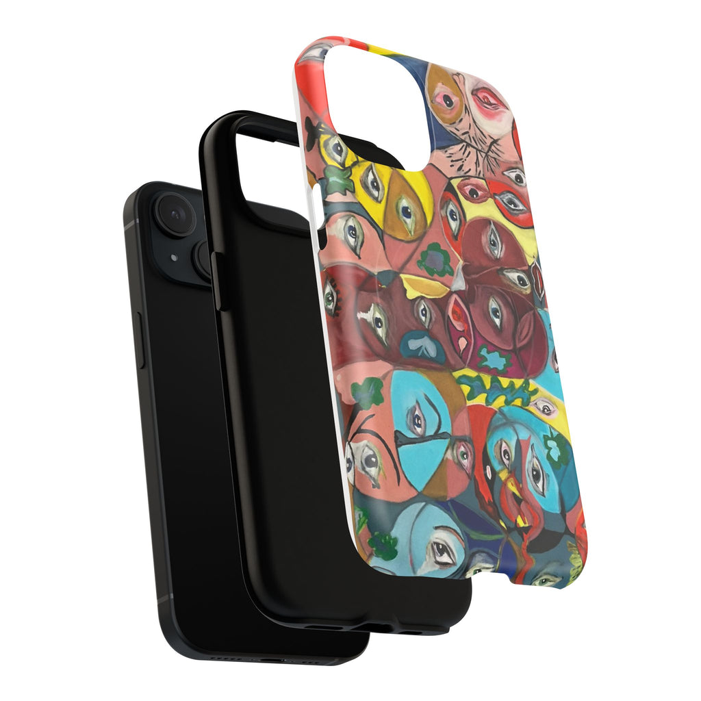Abstract Faces Phone Case | Tough Magnetic Case