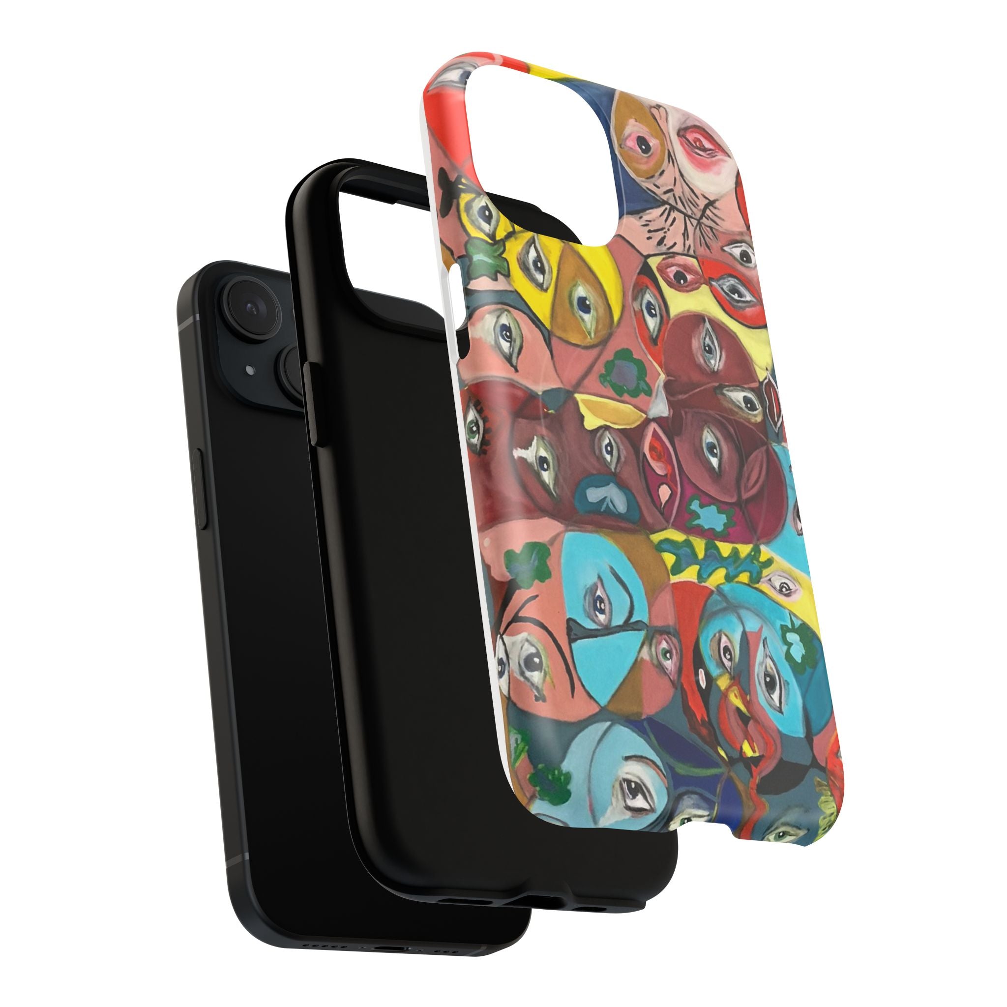 Abstract Faces Phone Case | Tough Magnetic Case