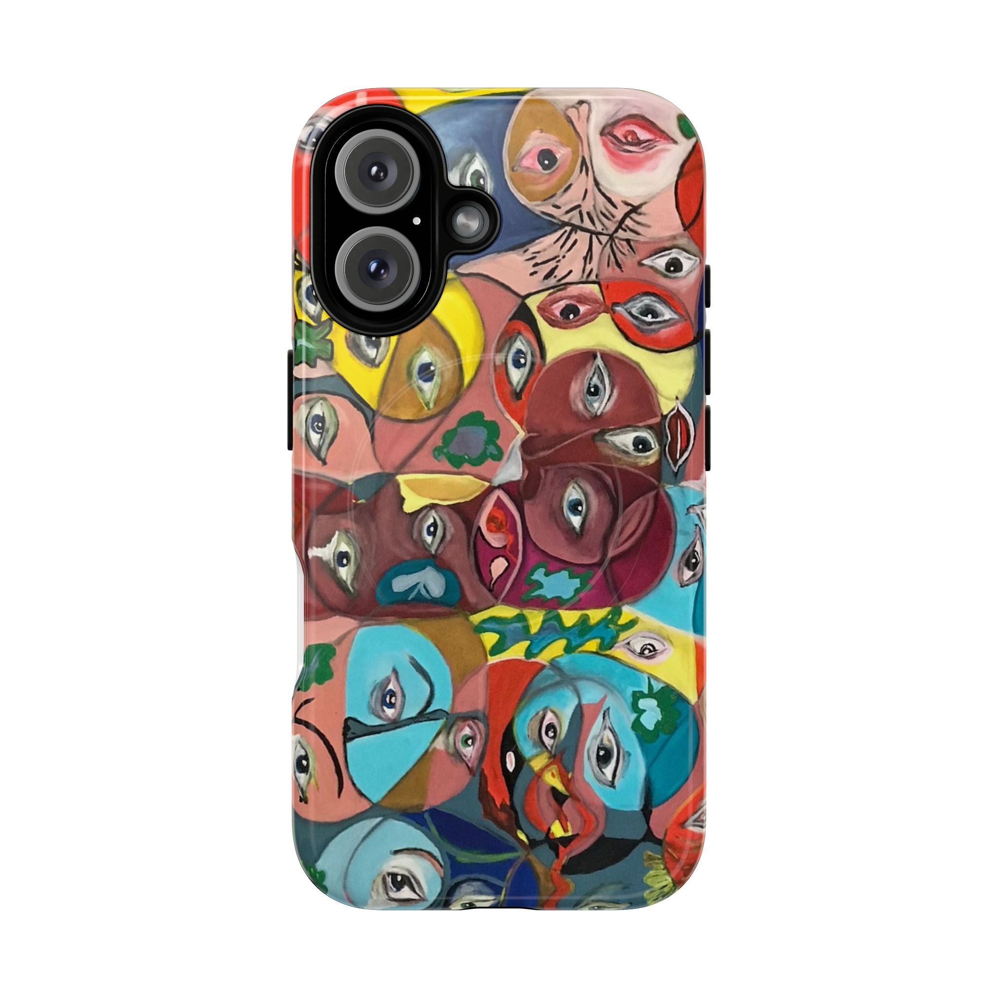 Abstract Faces Phone Case | Tough Magnetic Case