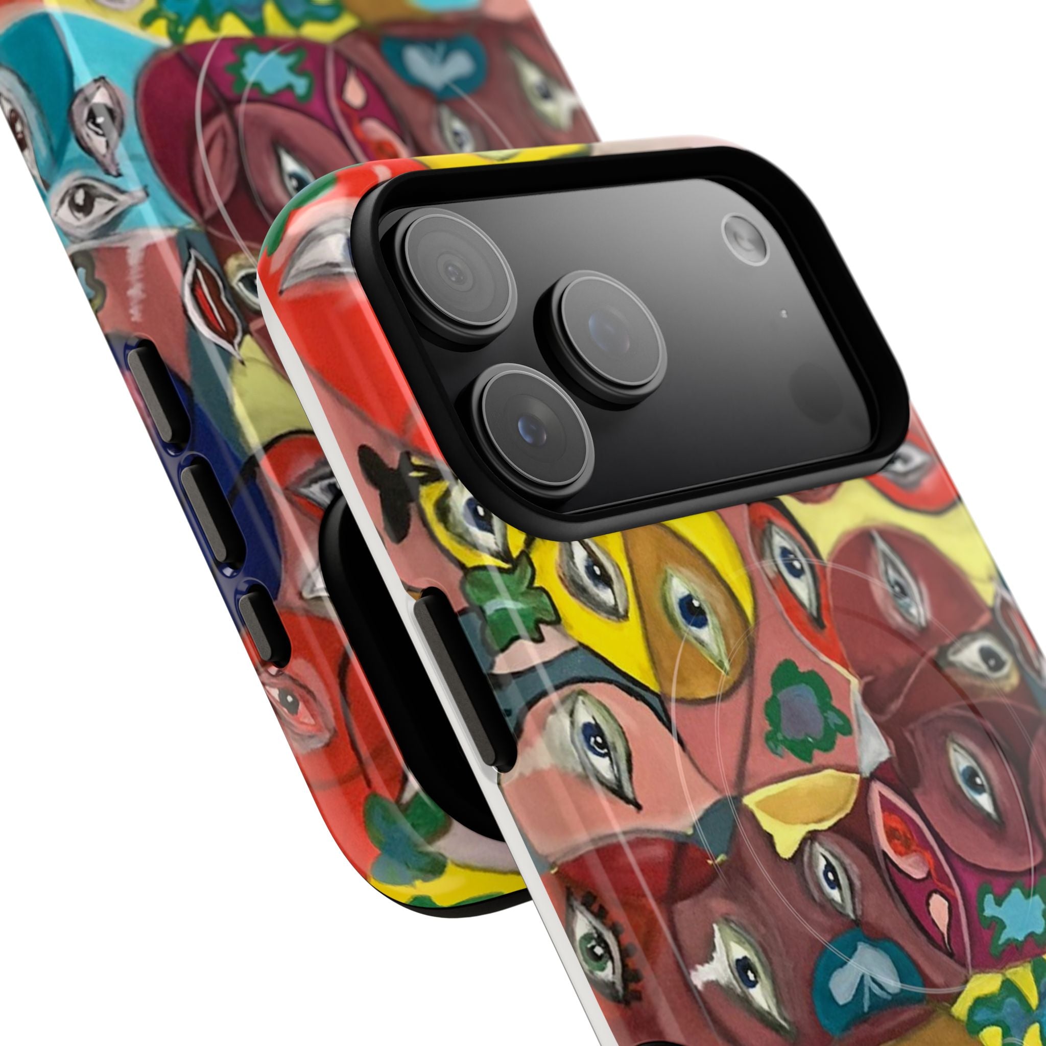 Abstract Faces Phone Case | Tough Magnetic Case
