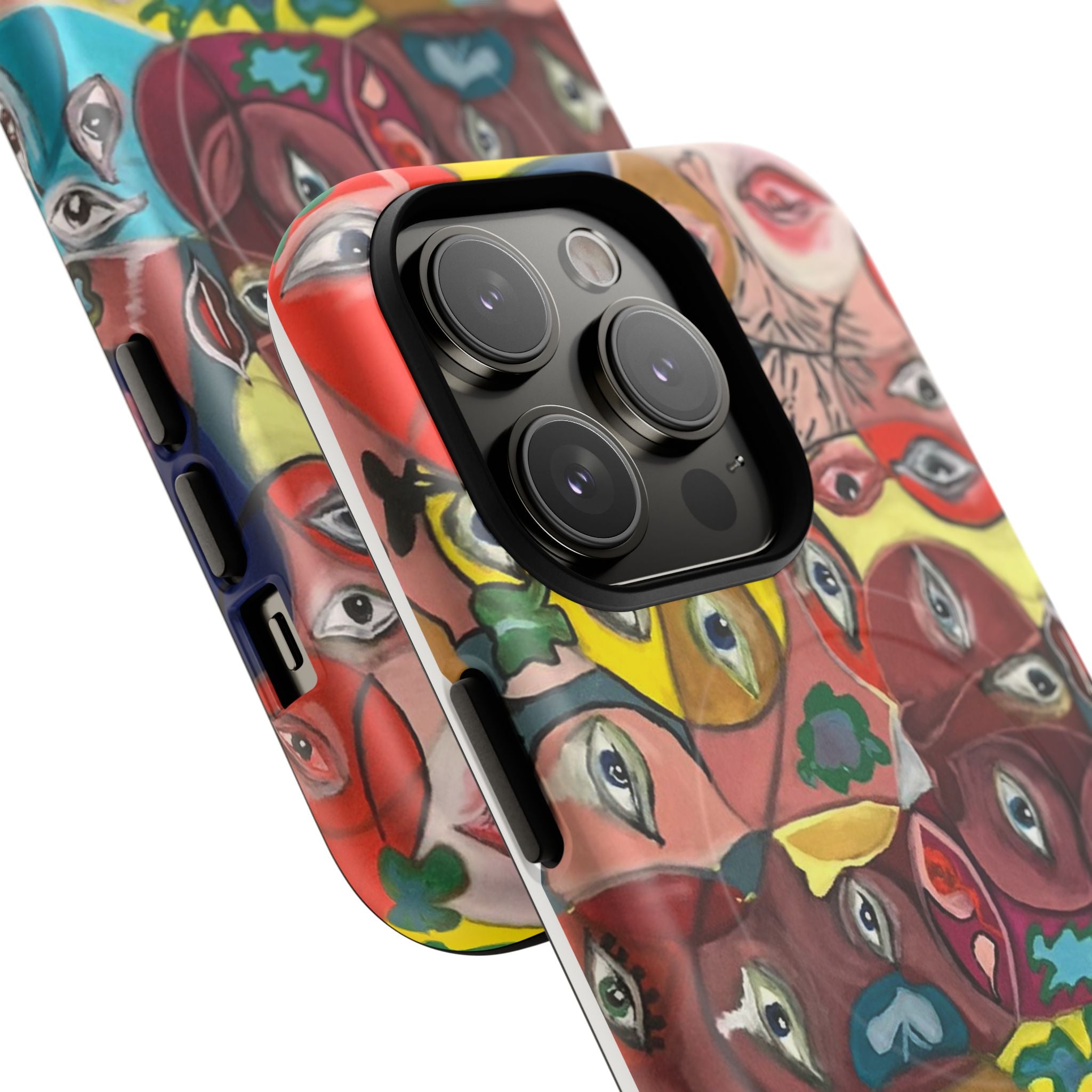 Abstract Faces Phone Case | Tough Magnetic Case
