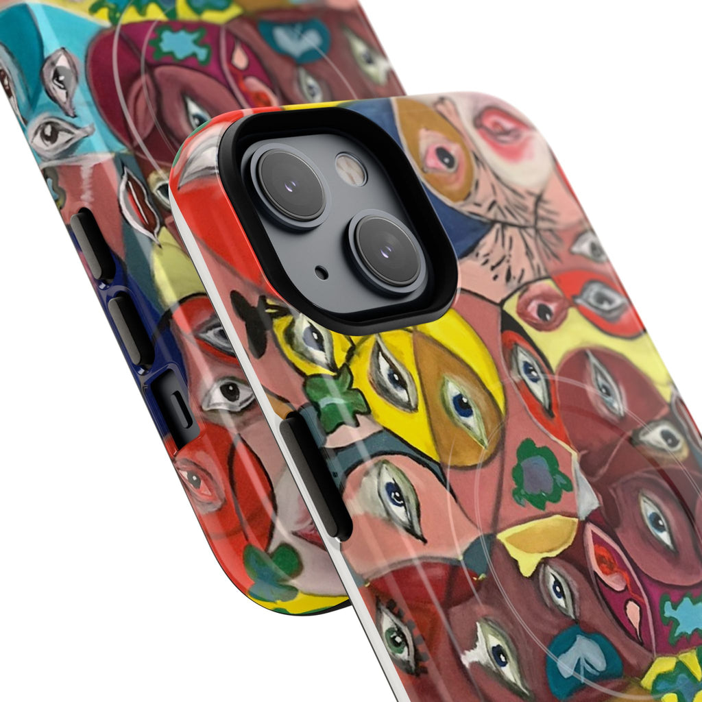 Abstract Faces Phone Case | Tough Magnetic Case