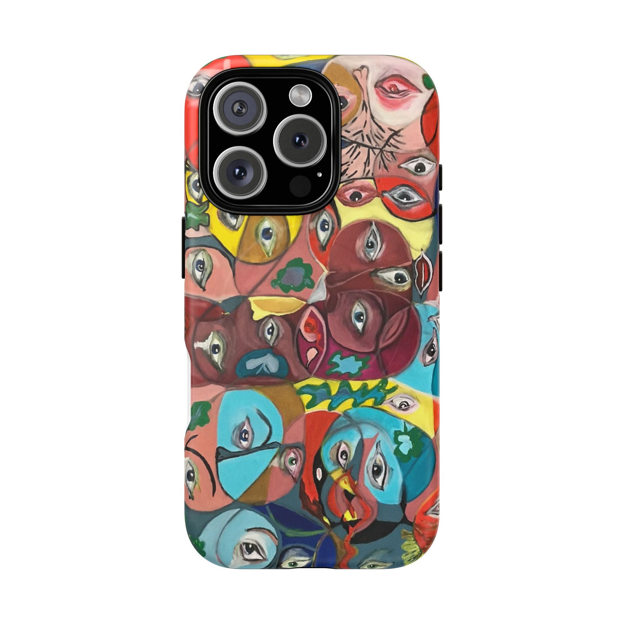 Abstract Faces Phone Case | Tough Magnetic Case