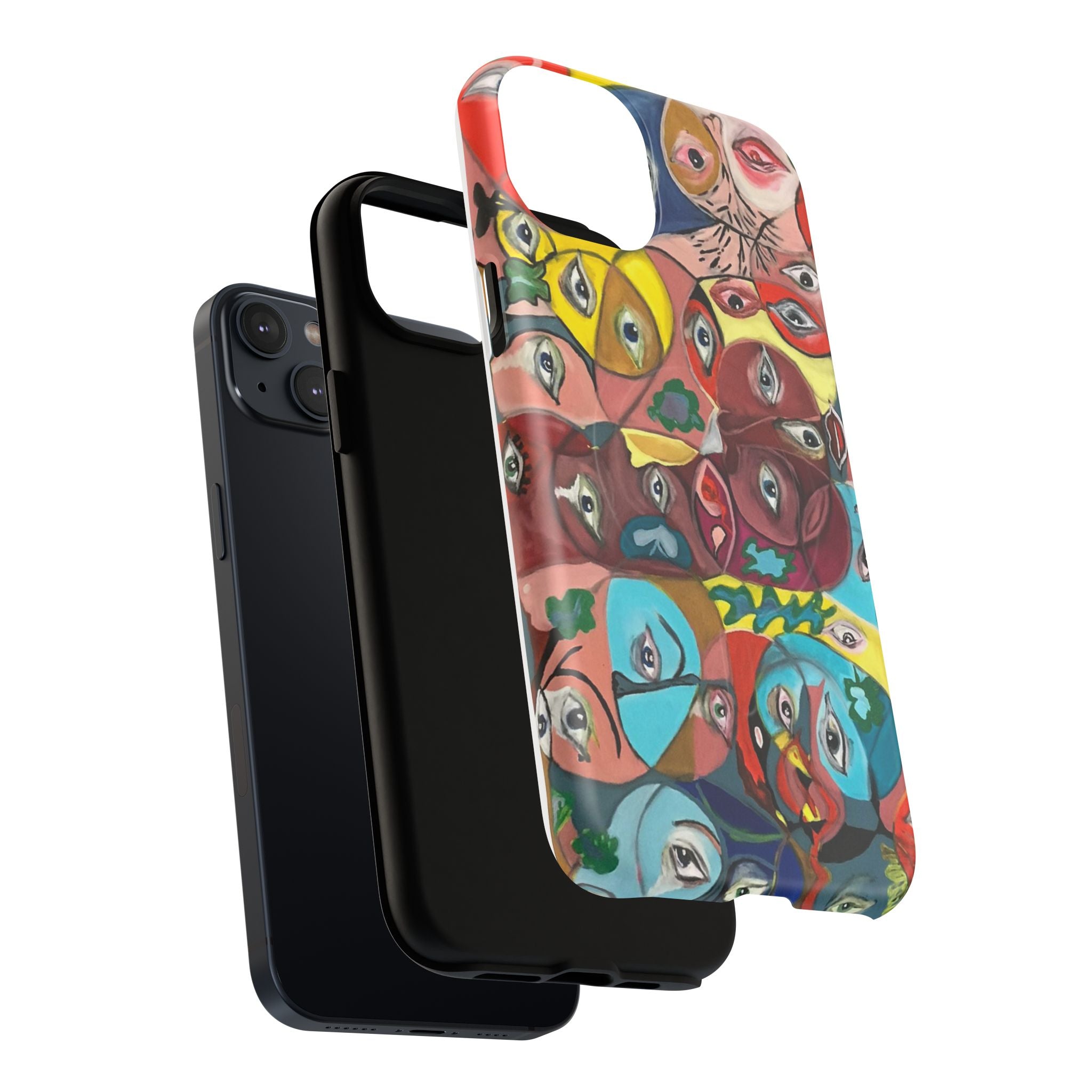 Abstract Faces Phone Case | Tough Magnetic Case