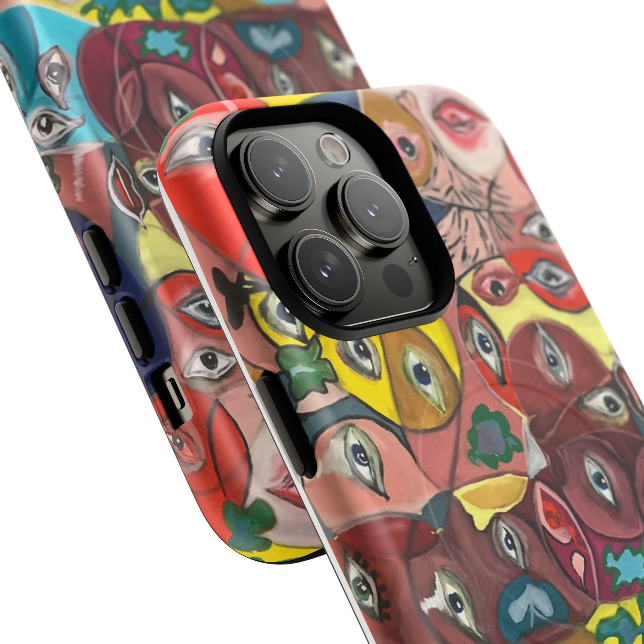 Abstract Faces Phone Case | Tough Magnetic Case