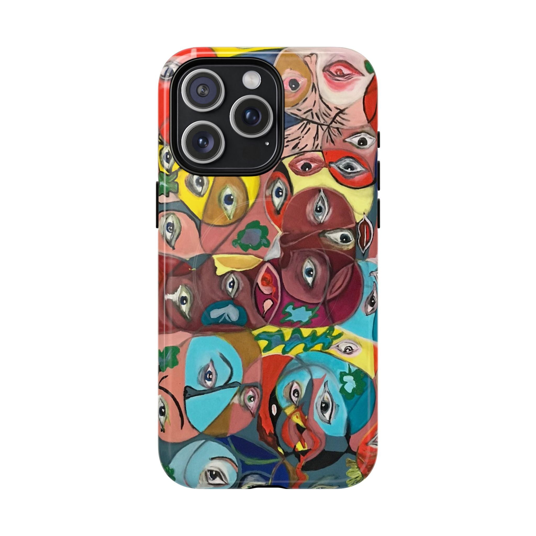 Abstract Faces Phone Case | Tough Magnetic Case