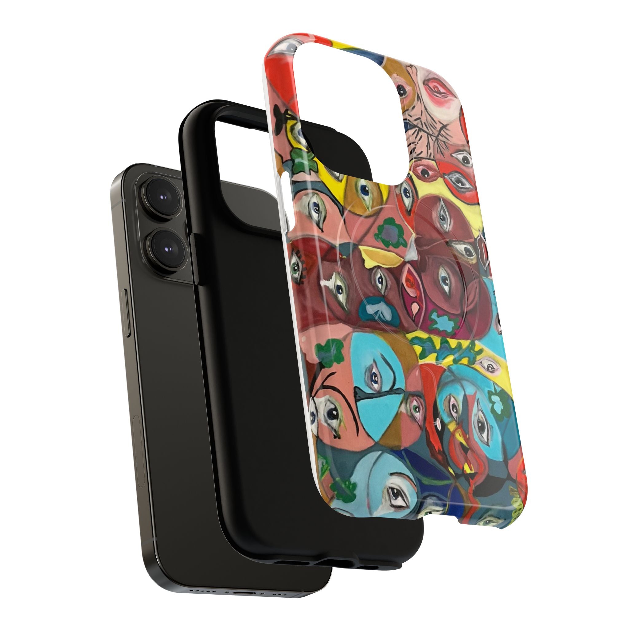 Abstract Faces Phone Case | Tough Magnetic Case