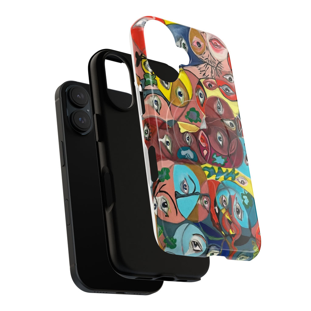 Abstract Faces Phone Case | Tough Magnetic Case