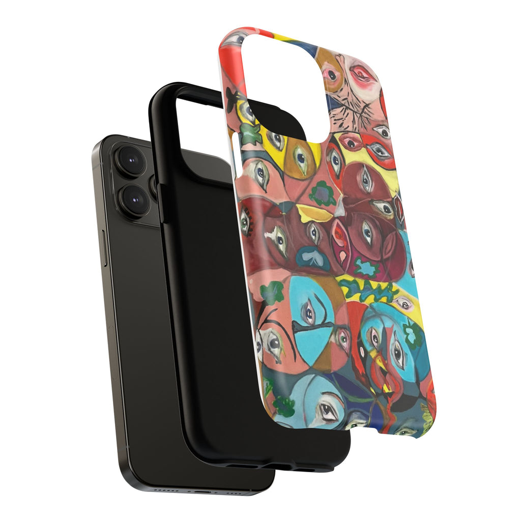 Abstract Faces Phone Case | Tough Magnetic Case
