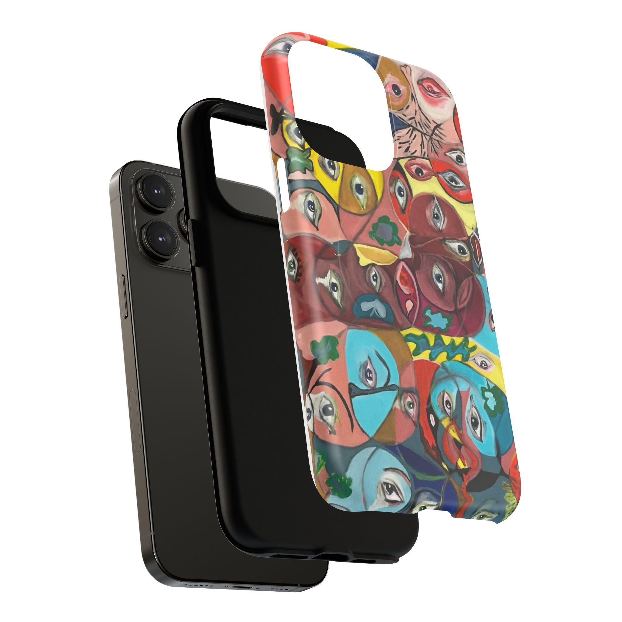 Abstract Faces Phone Case | Tough Magnetic Case