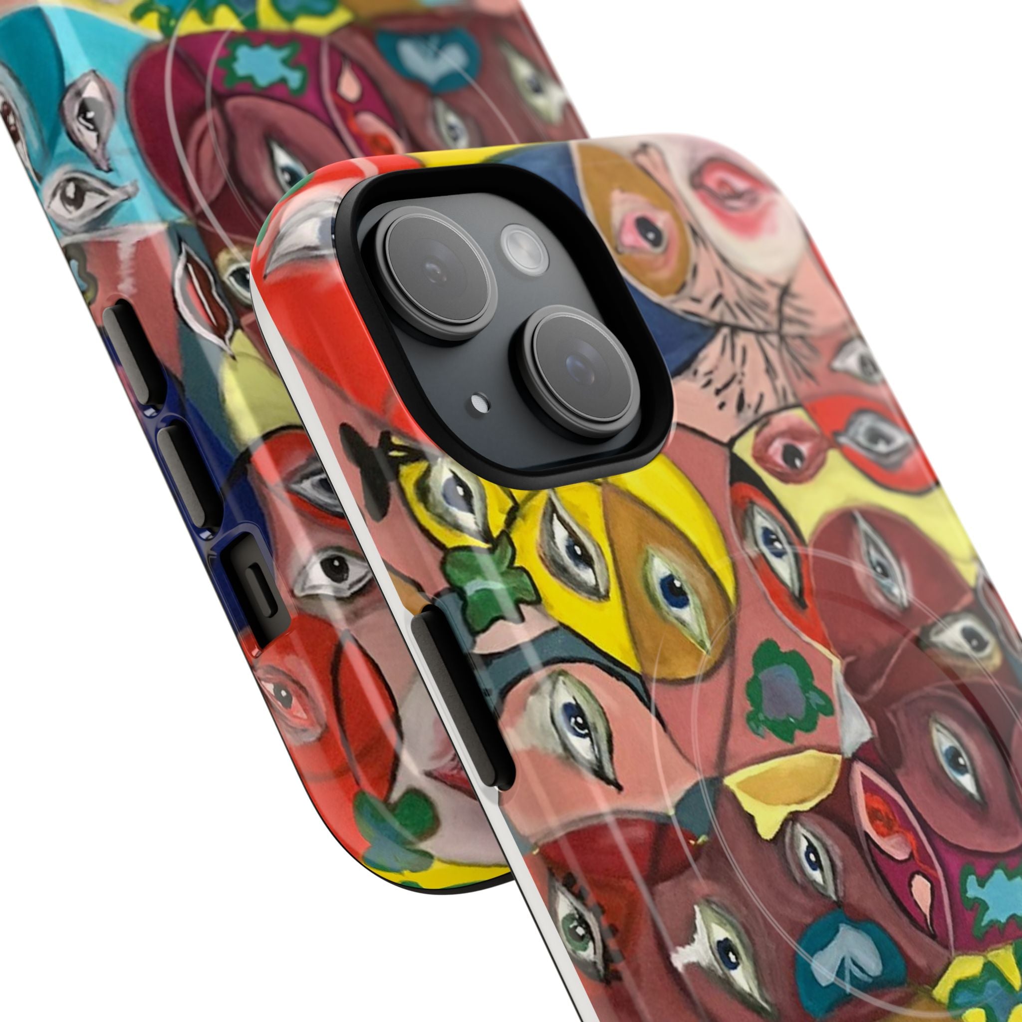 Abstract Faces Phone Case | Tough Magnetic Case