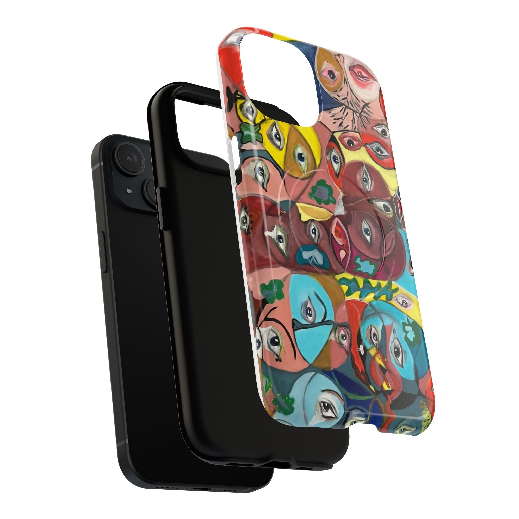 Abstract Faces Phone Case | Tough Magnetic Case