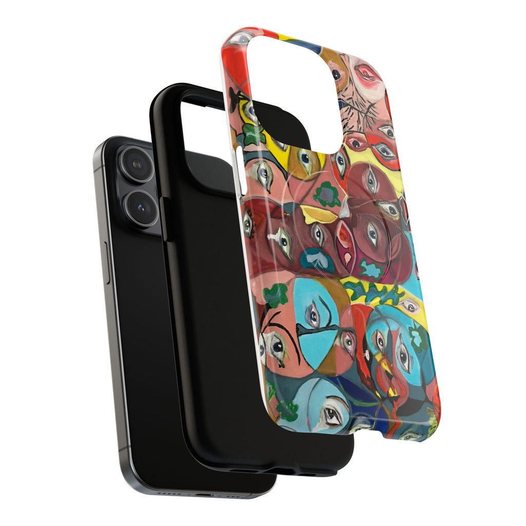 Abstract Faces Phone Case | Tough Magnetic Case