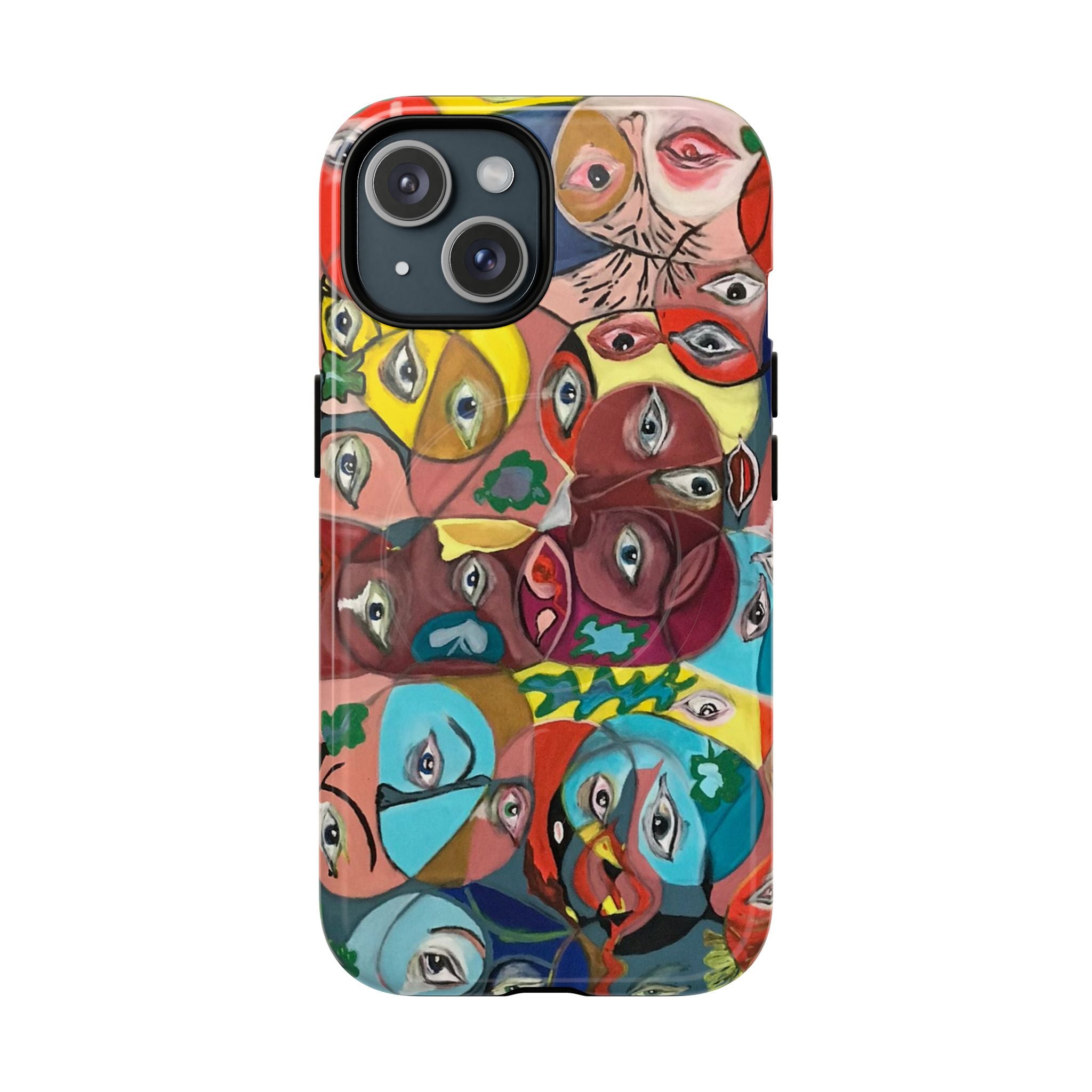 Abstract Faces Phone Case | Tough Magnetic Case