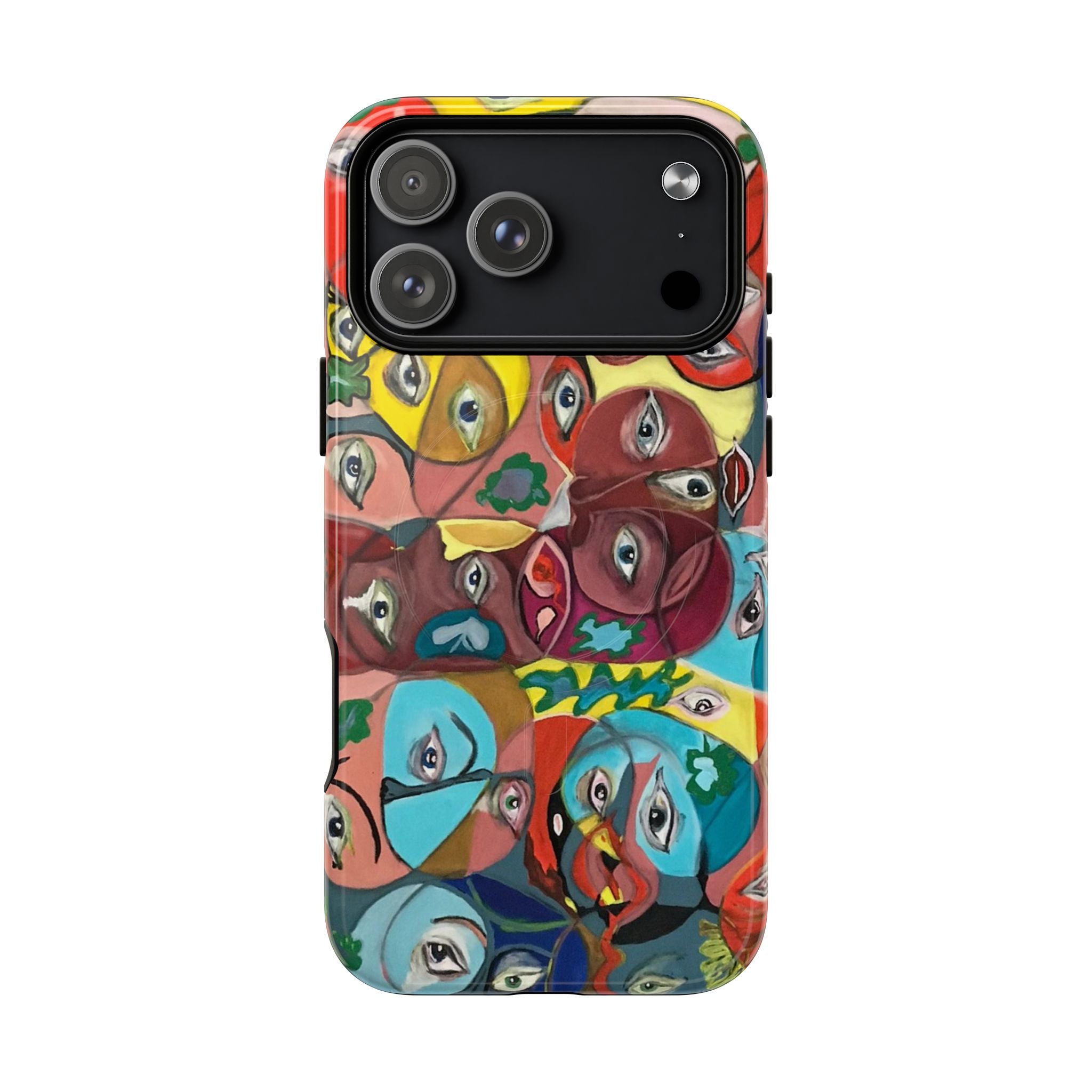 Abstract Faces Phone Case | Tough Magnetic Case