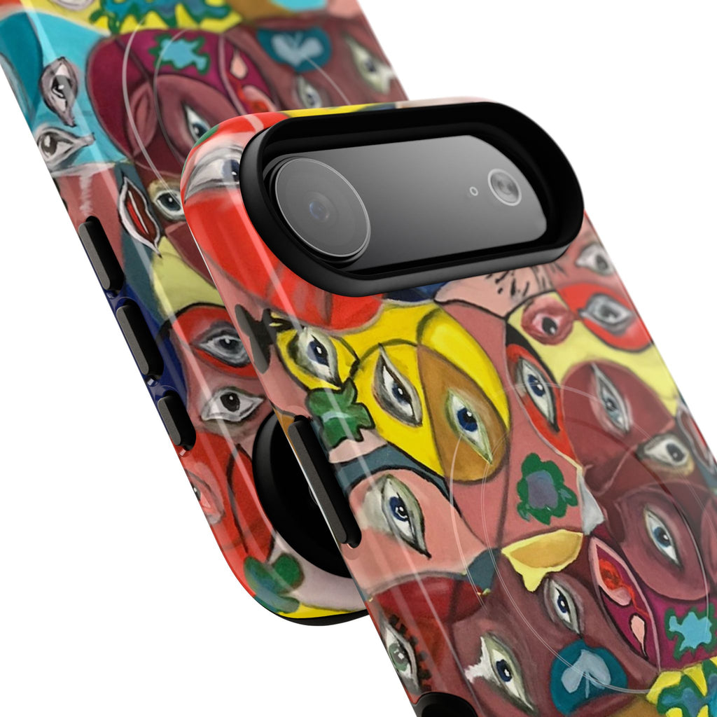 Abstract Faces Phone Case | Tough Magnetic Case