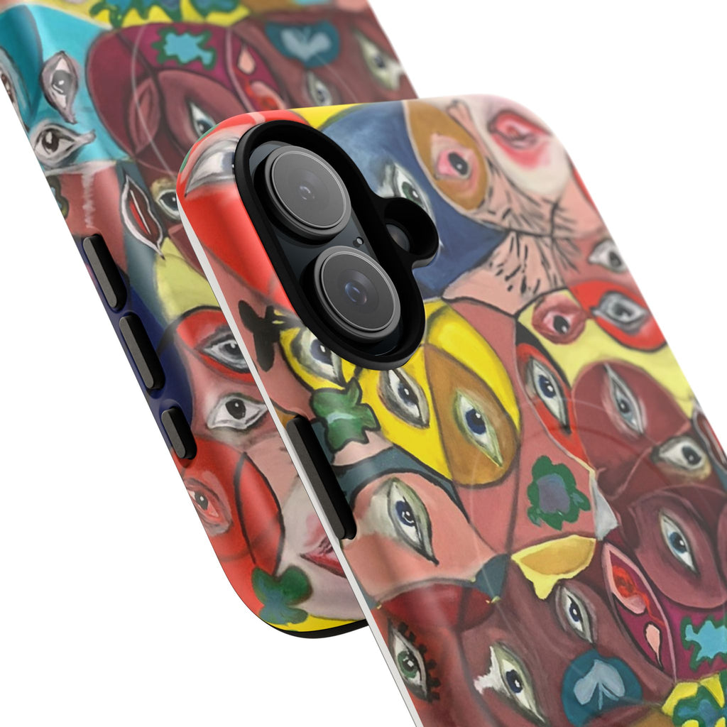 Abstract Faces Phone Case | Tough Magnetic Case