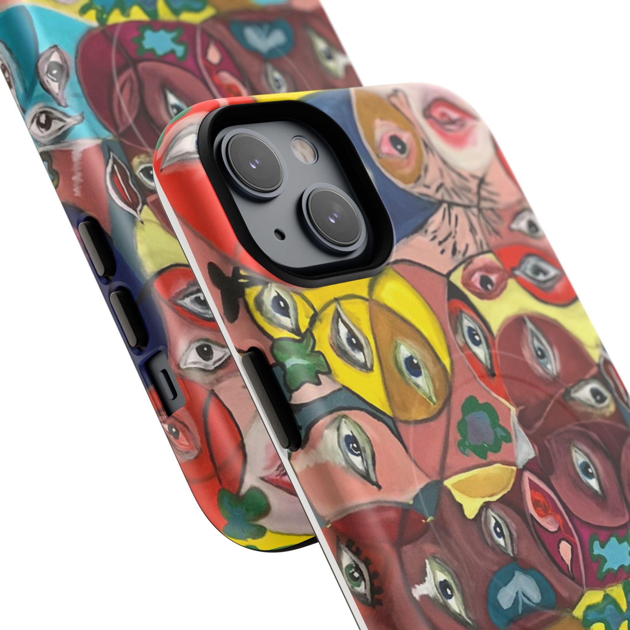 Abstract Faces Phone Case | Tough Magnetic Case