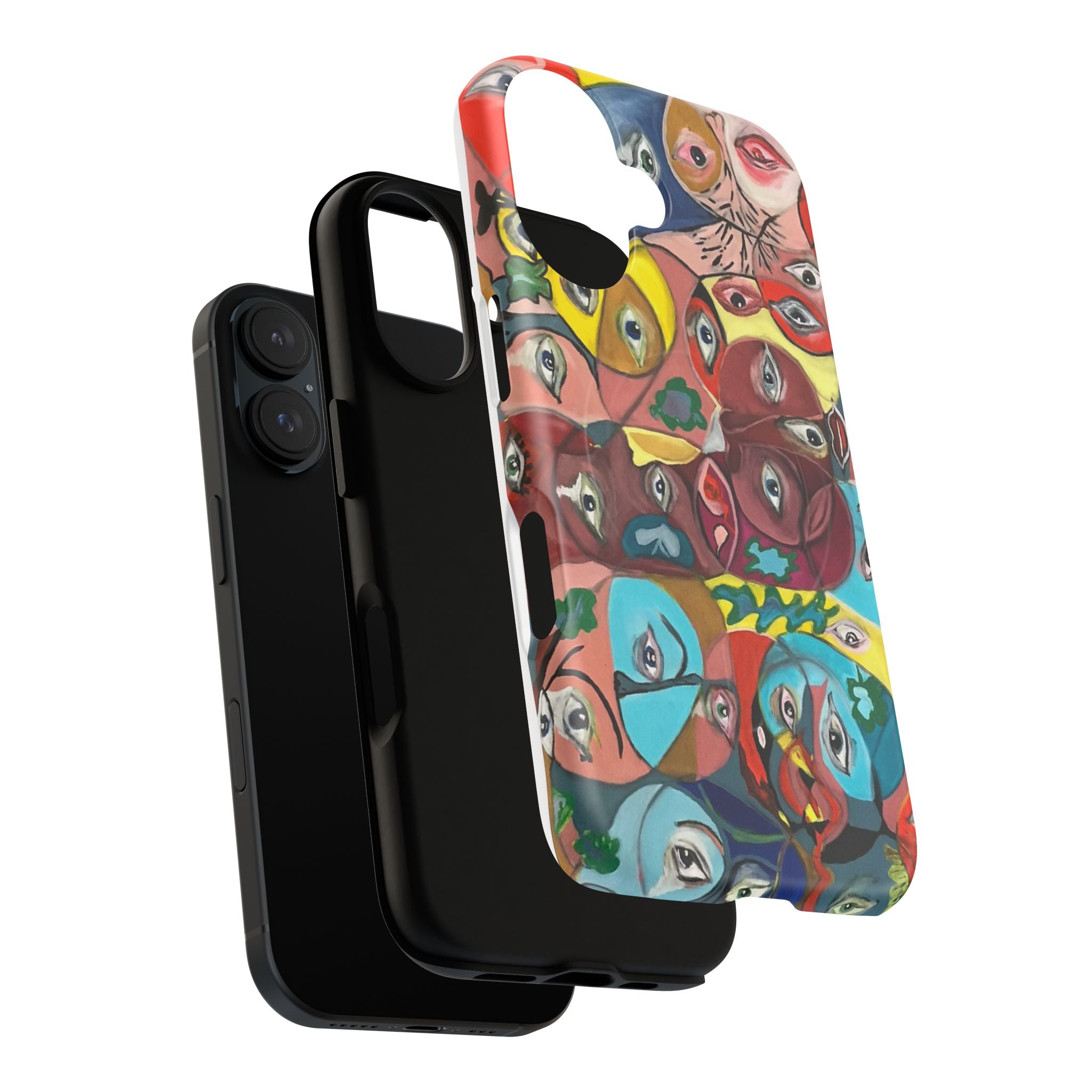 Abstract Faces Phone Case | Tough Magnetic Case