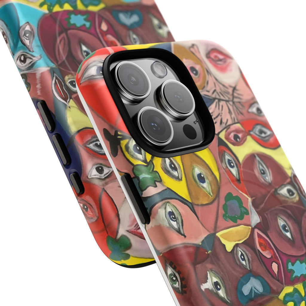 Abstract Faces Phone Case | Tough Magnetic Case