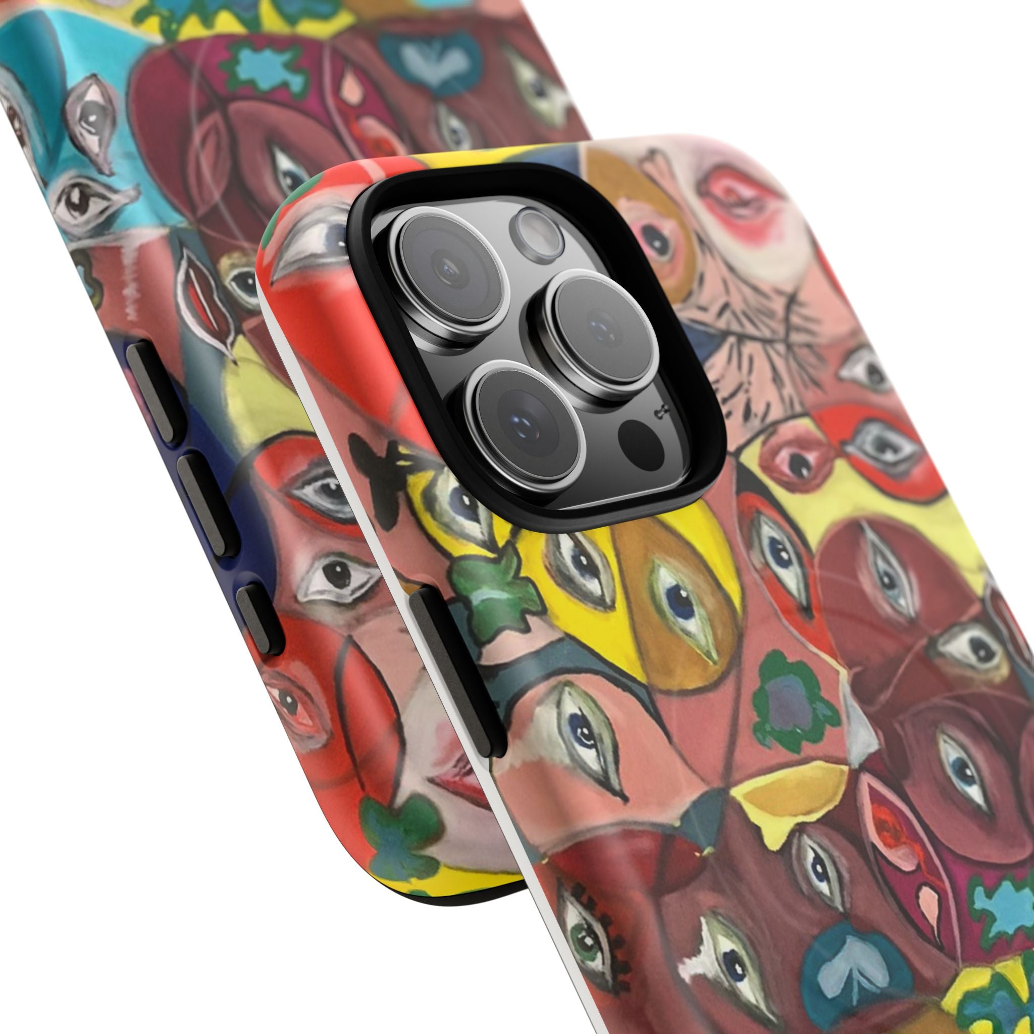 Abstract Faces Phone Case | Tough Magnetic Case
