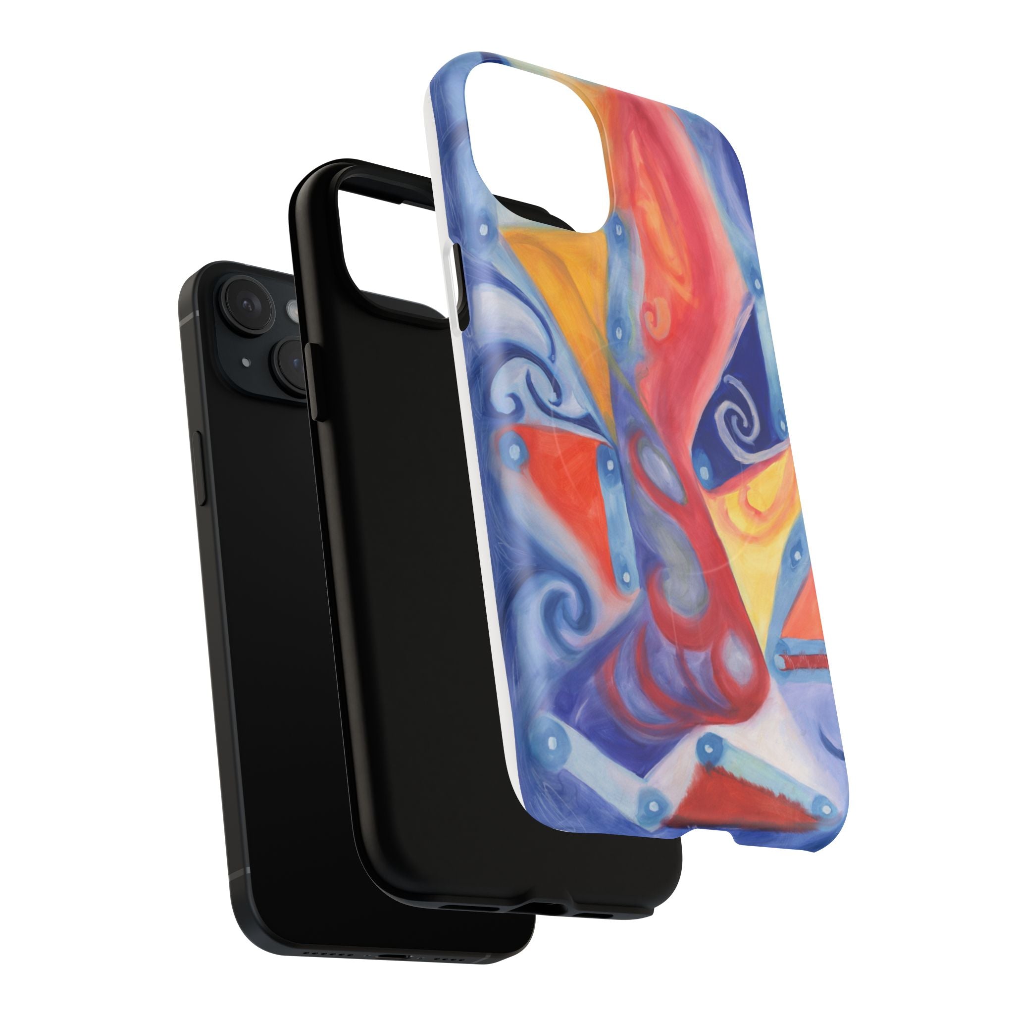 Abstract Colorwave Tough Magnetic Phone Case — Vibrant Swirl iPhone Cover