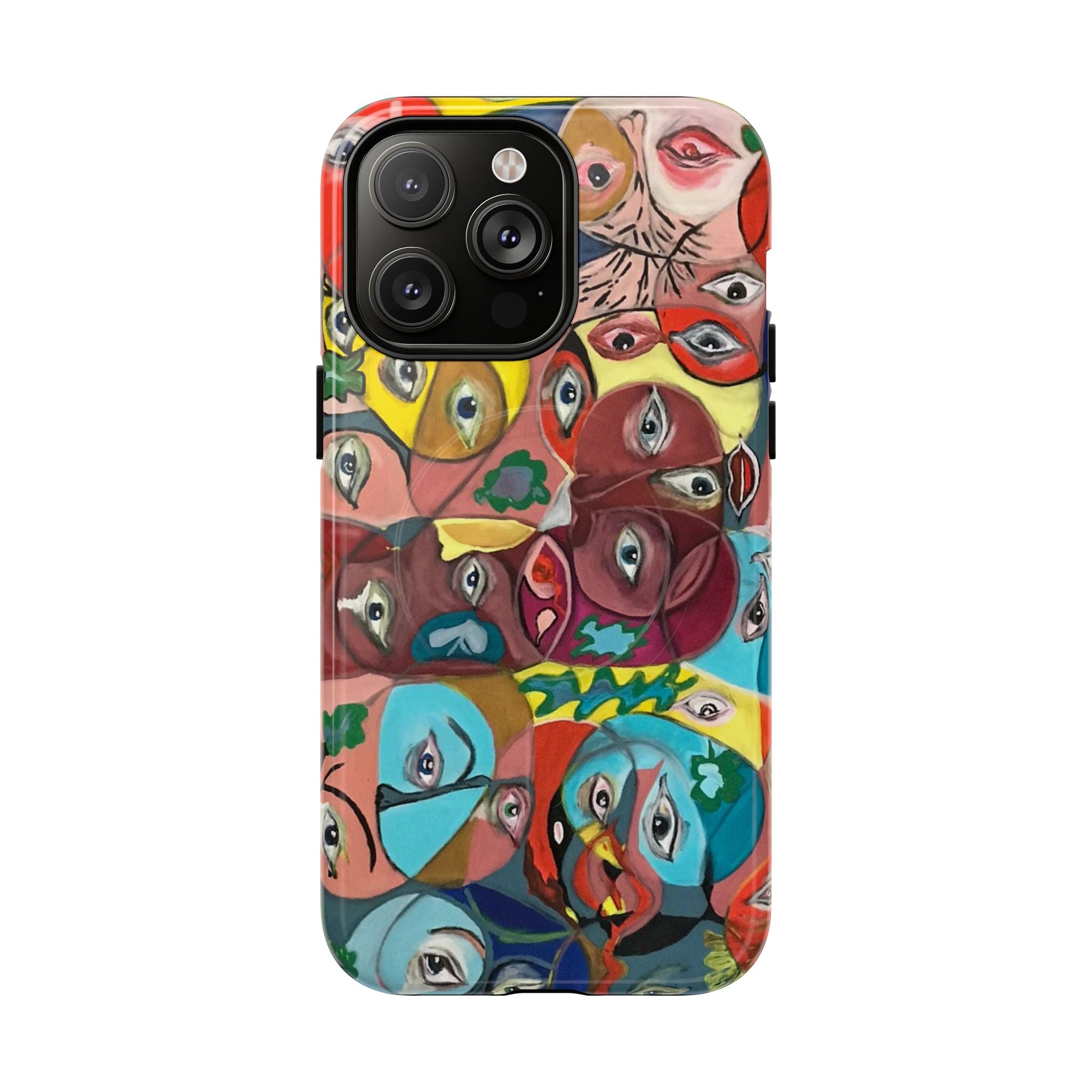 Abstract Faces Phone Case | Tough Magnetic Case