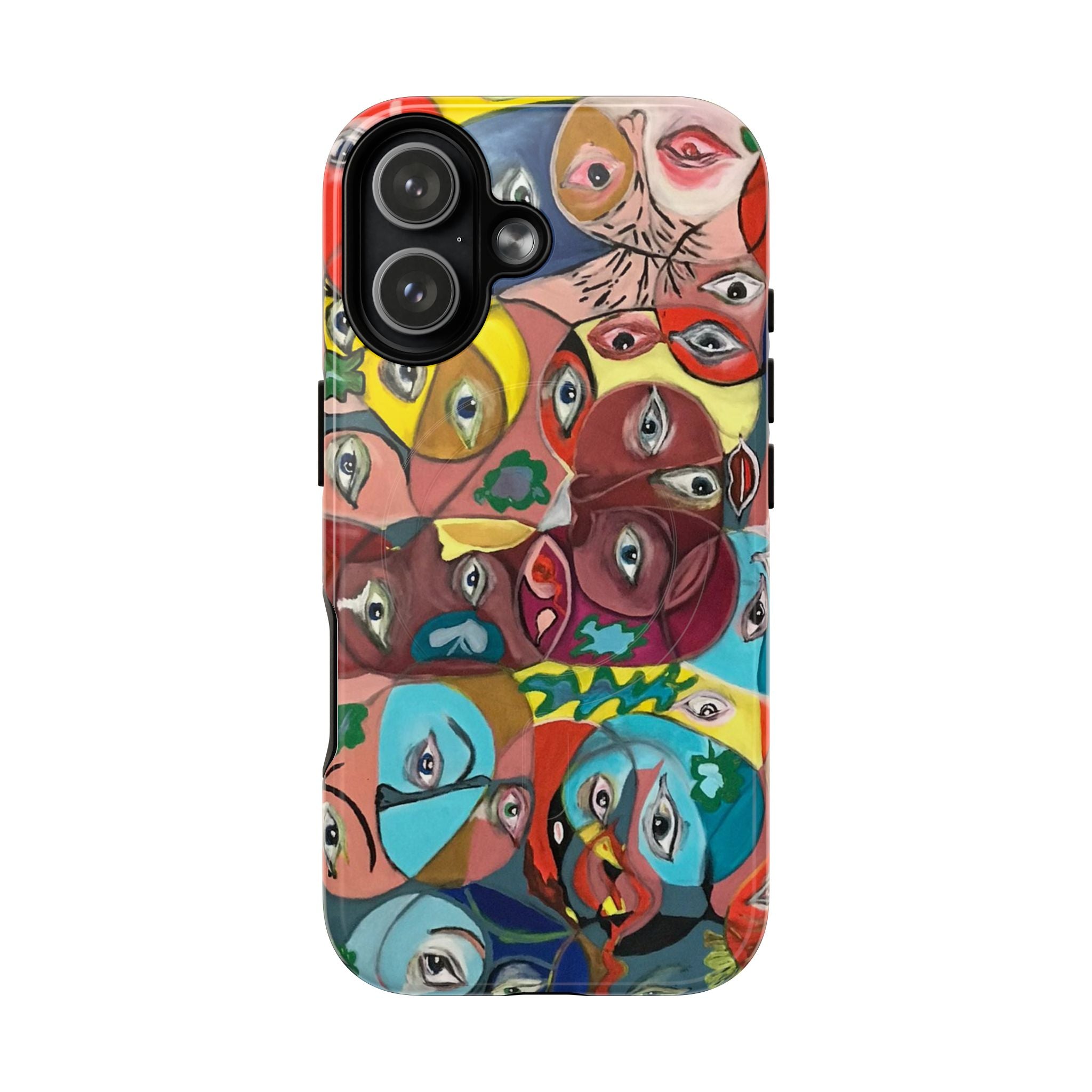 Abstract Faces Phone Case | Tough Magnetic Case