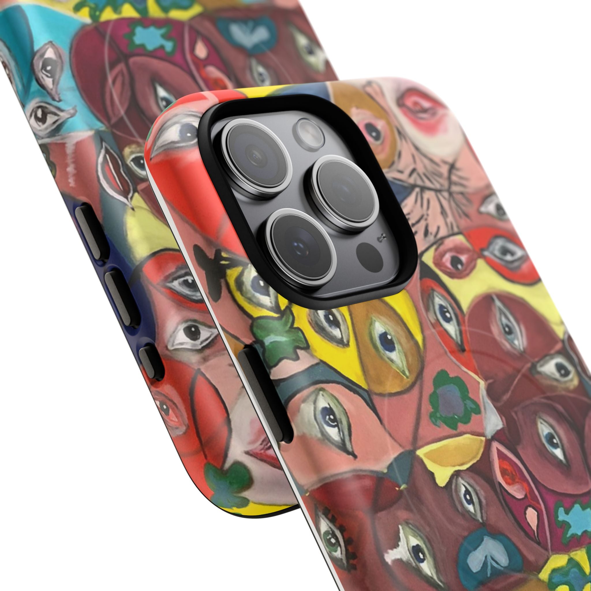 Abstract Faces Phone Case | Tough Magnetic Case