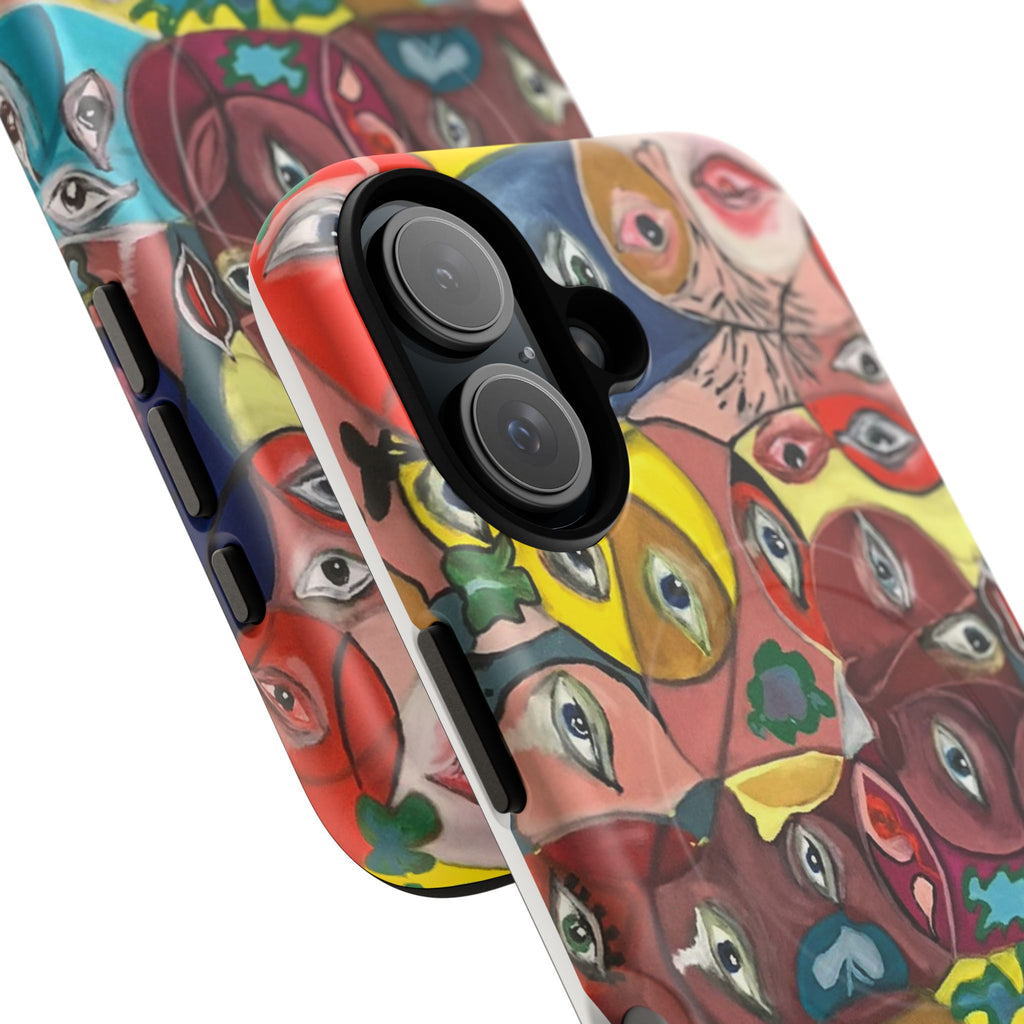 Abstract Faces Phone Case | Tough Magnetic Case