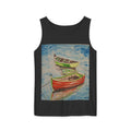 Boat Painting Tank Top — Colorful Rowboats Art Print Tank