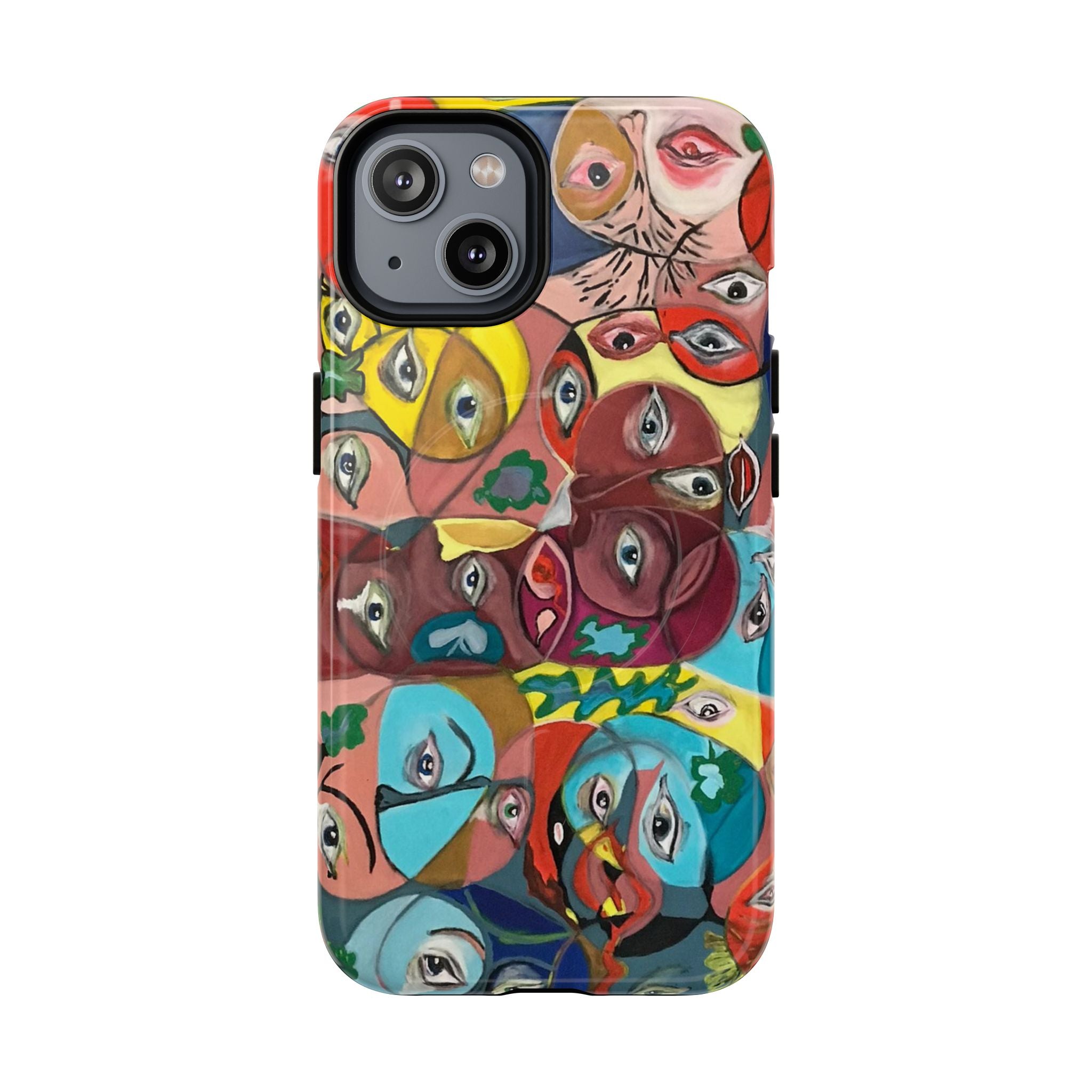 Abstract Faces Phone Case | Tough Magnetic Case